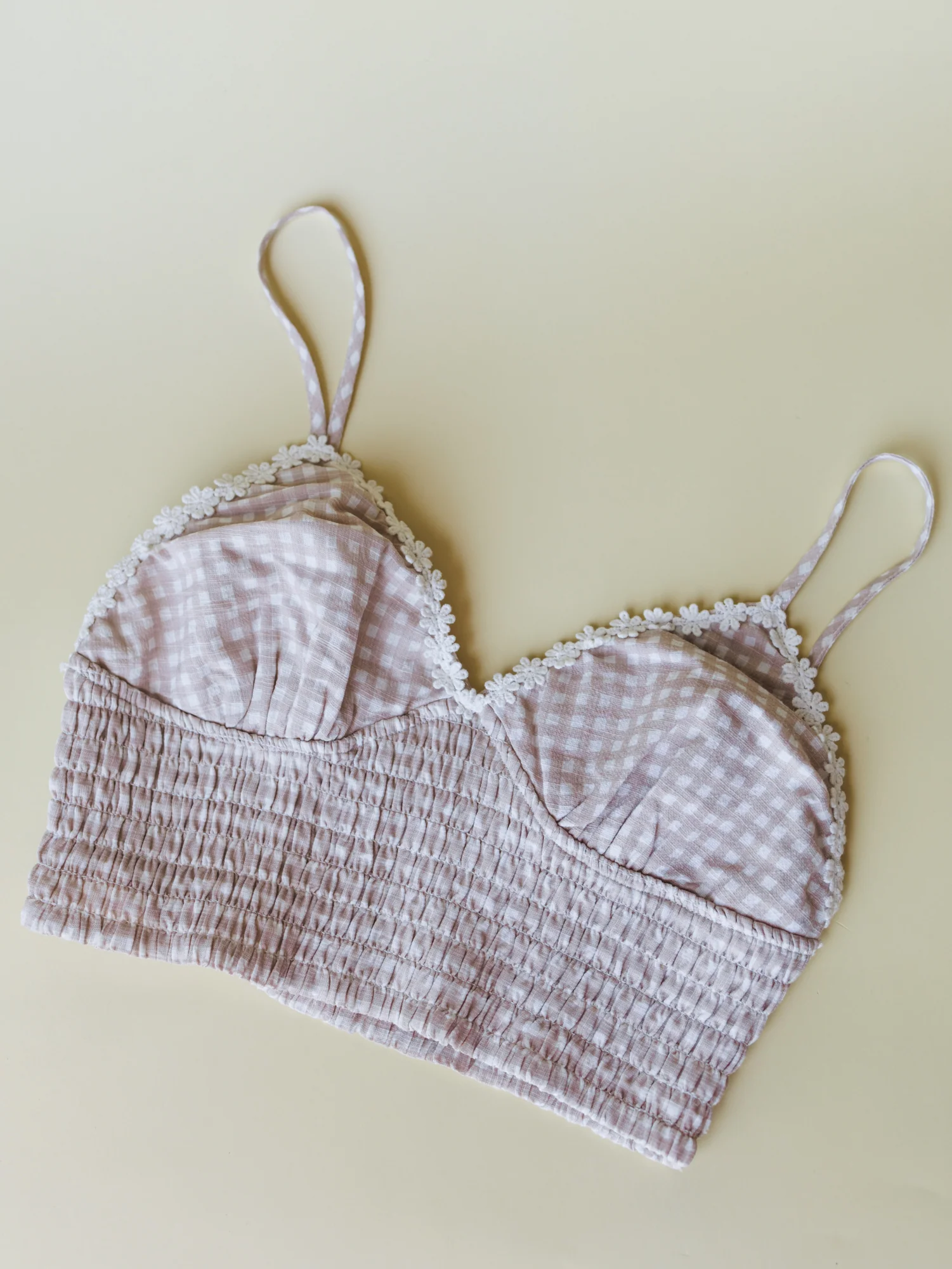Picnic Pretty Bralette  - Mocha - Image 2