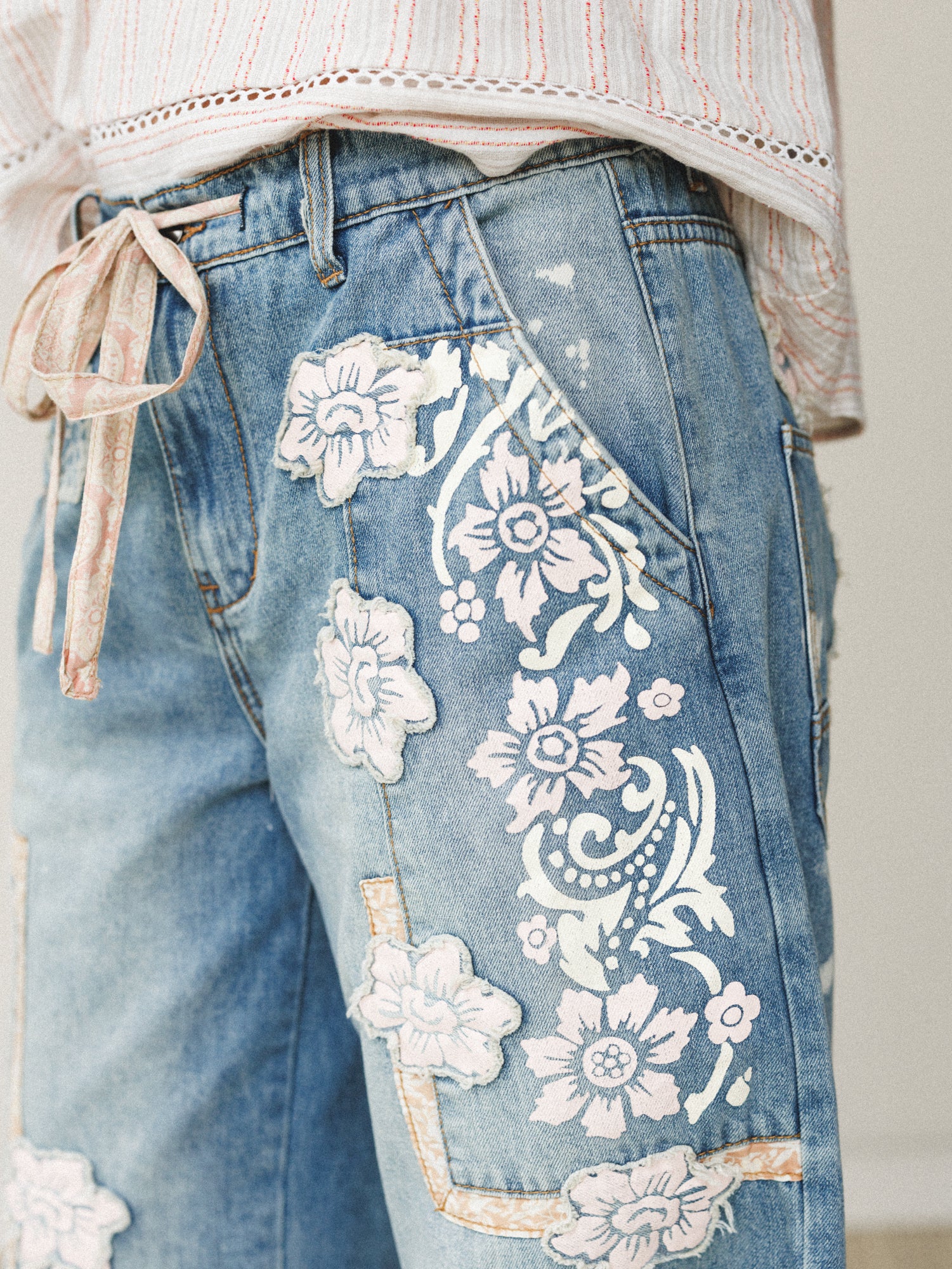 Prairie Patch Jeans - Denim - Image 8