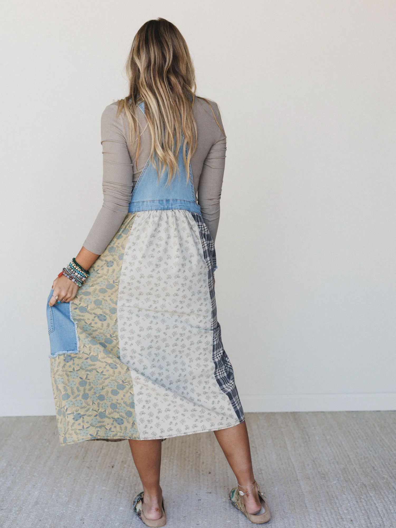 Prairie Star Dress - Denim - Image 6