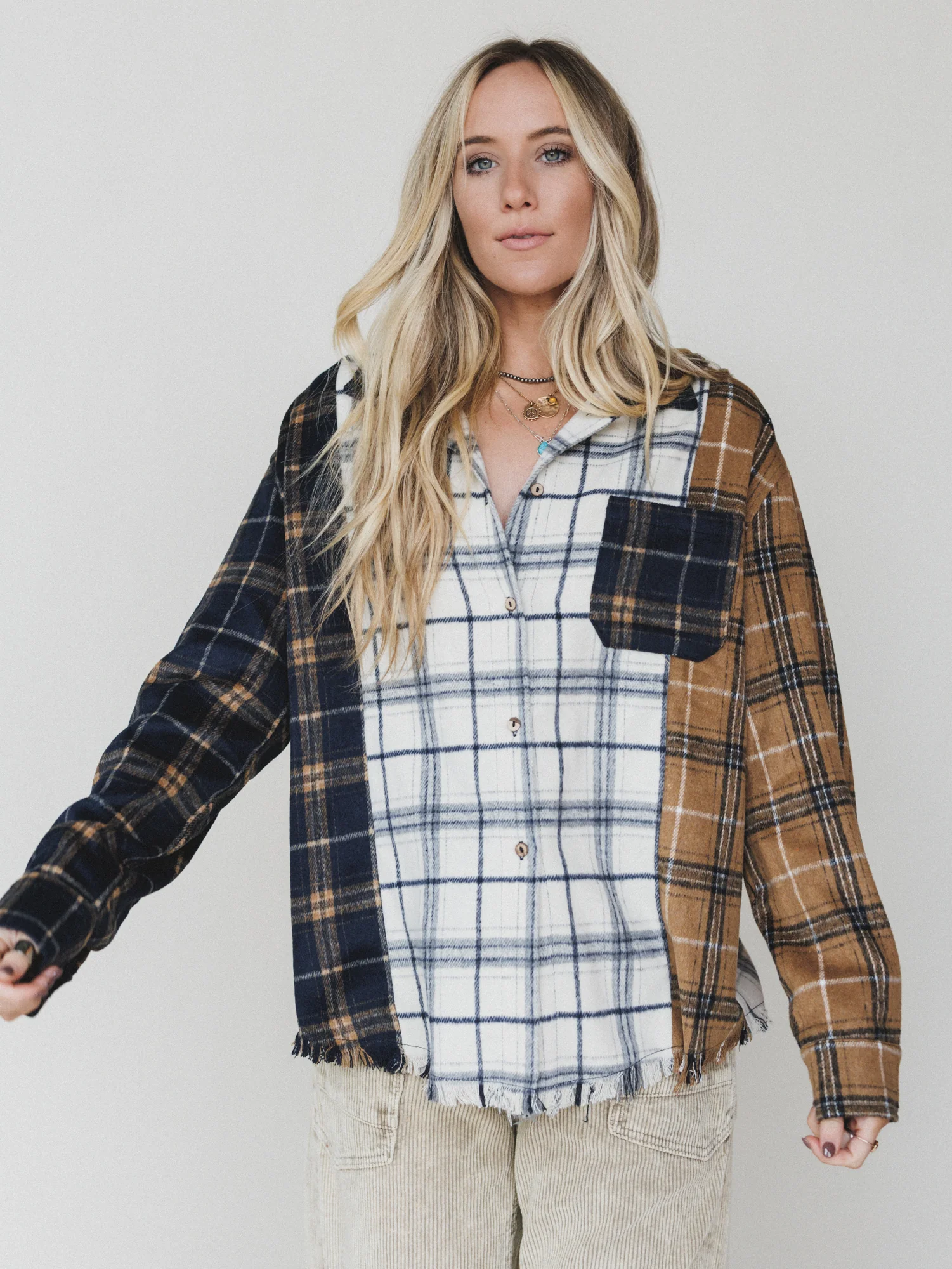 Redwood Pass Flannel Top - Multi - Image 5