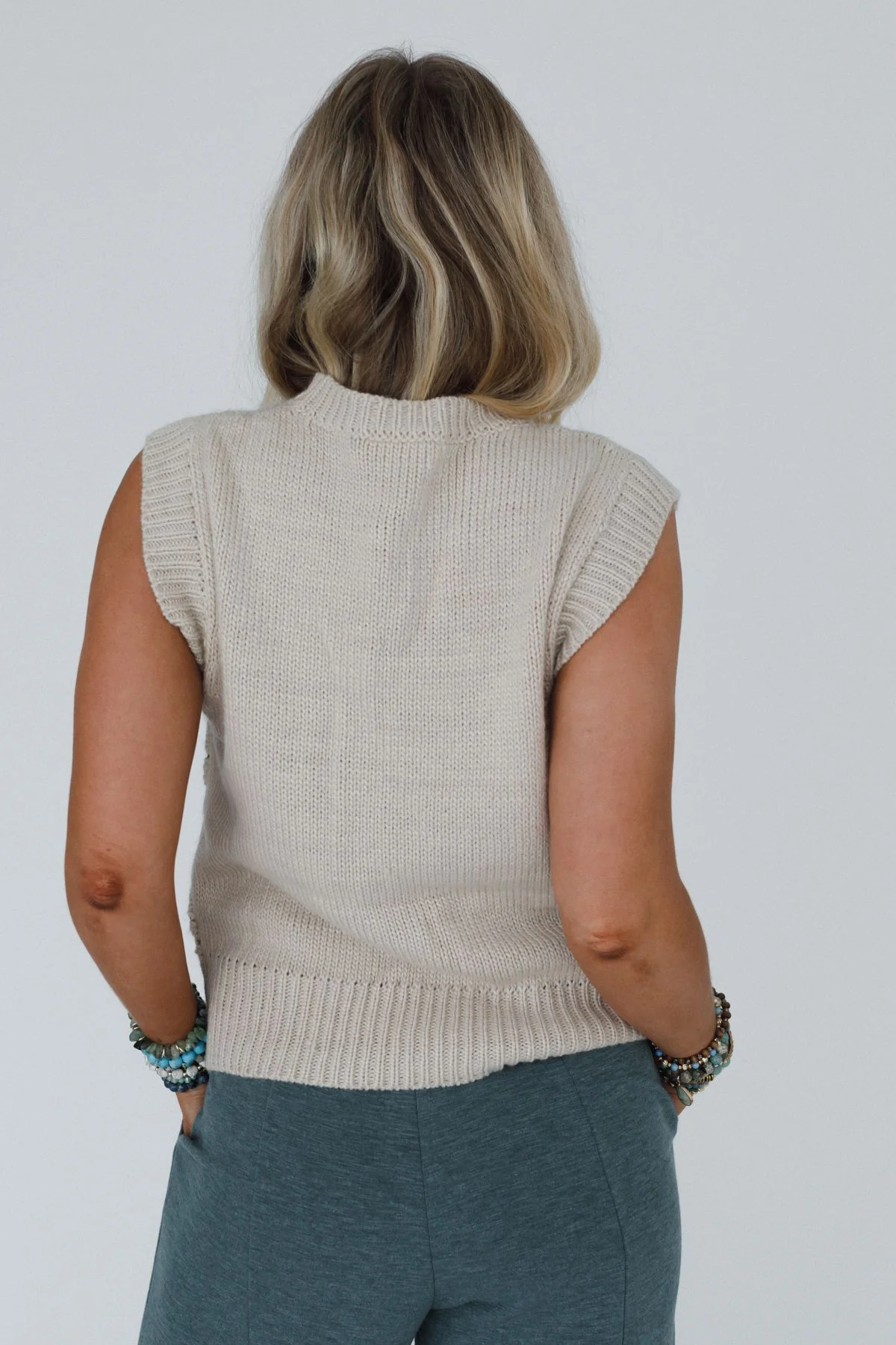 Retro Roadtrip Crochet Top - Natural - Image 5