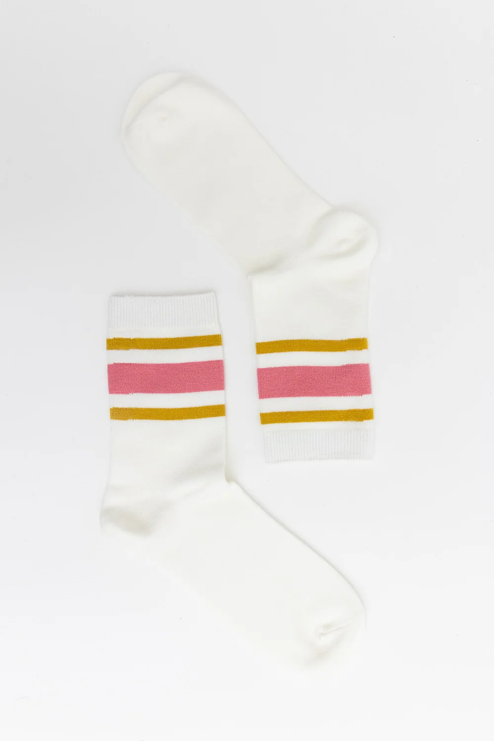 Retro Summer Crew Socks - Pink - Image 2