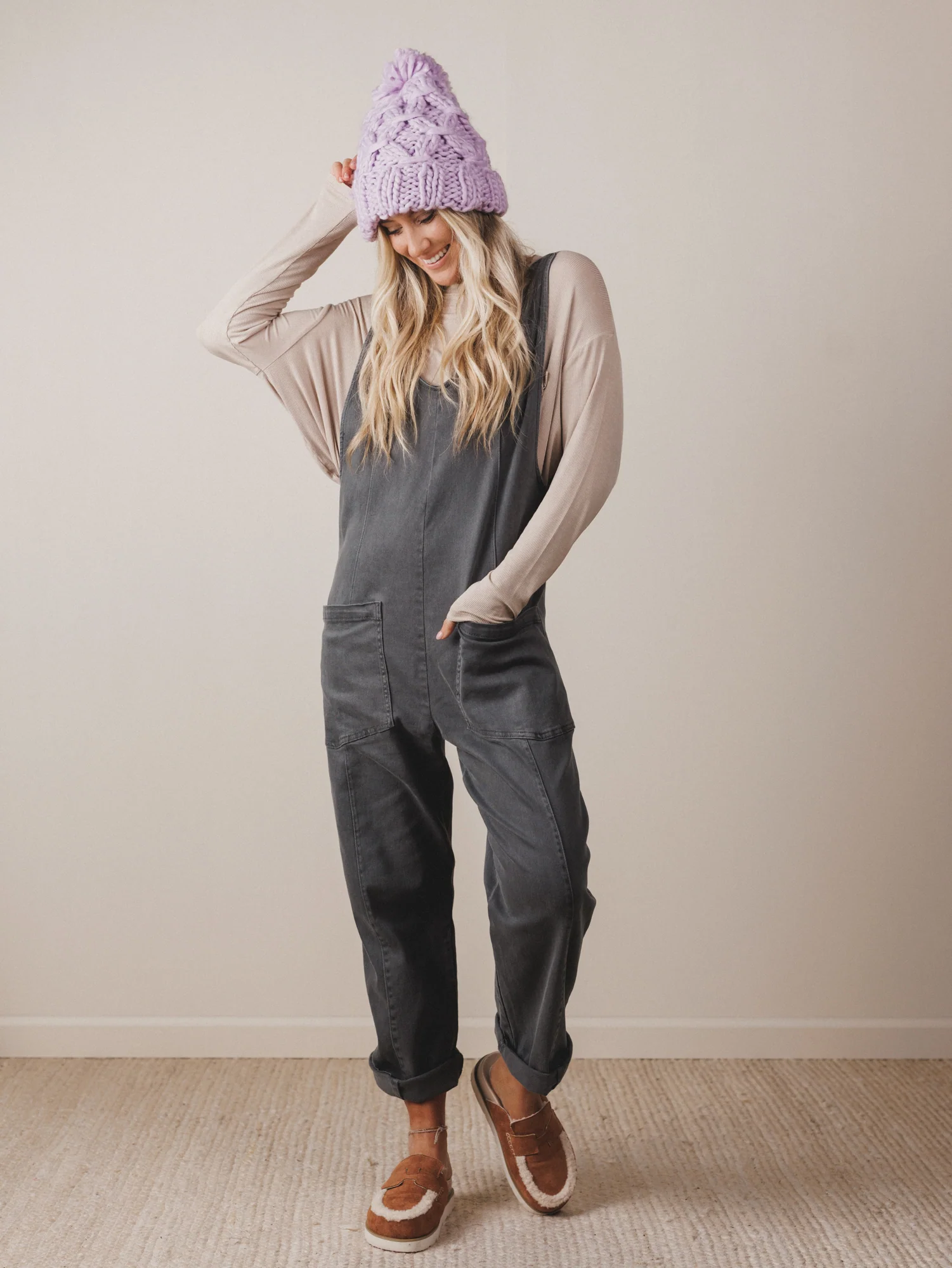 Riverbend Crossing Jumpsuit  - Ash Black - Image 2
