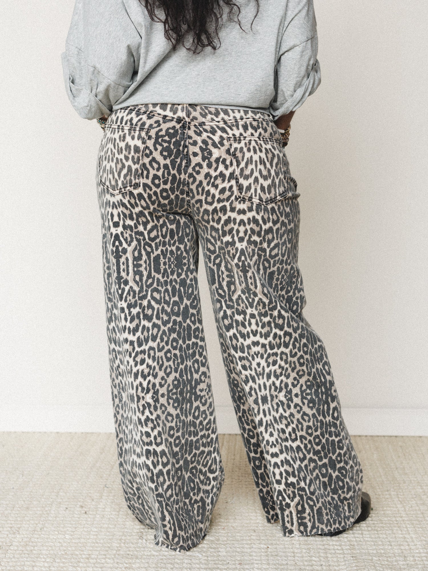 Roaming Leopard Print Pants - Brown - Image 8