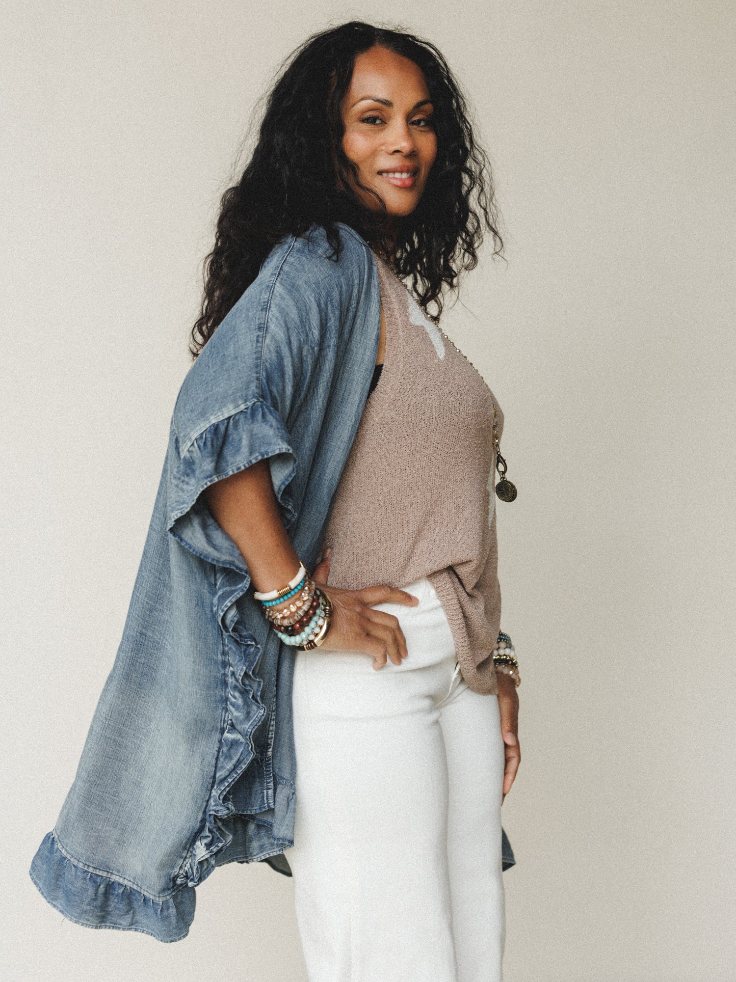 Robbie Denim Jacket - Blue - Image 3