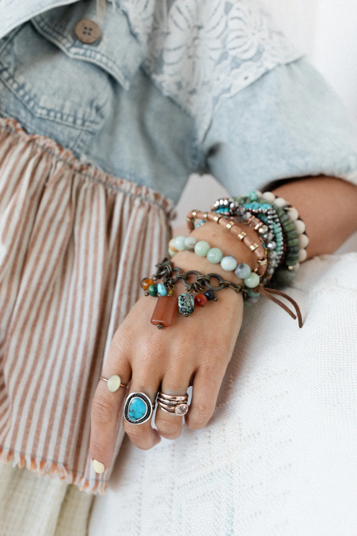 Rock Bar Bracelet - Multi - Image 4