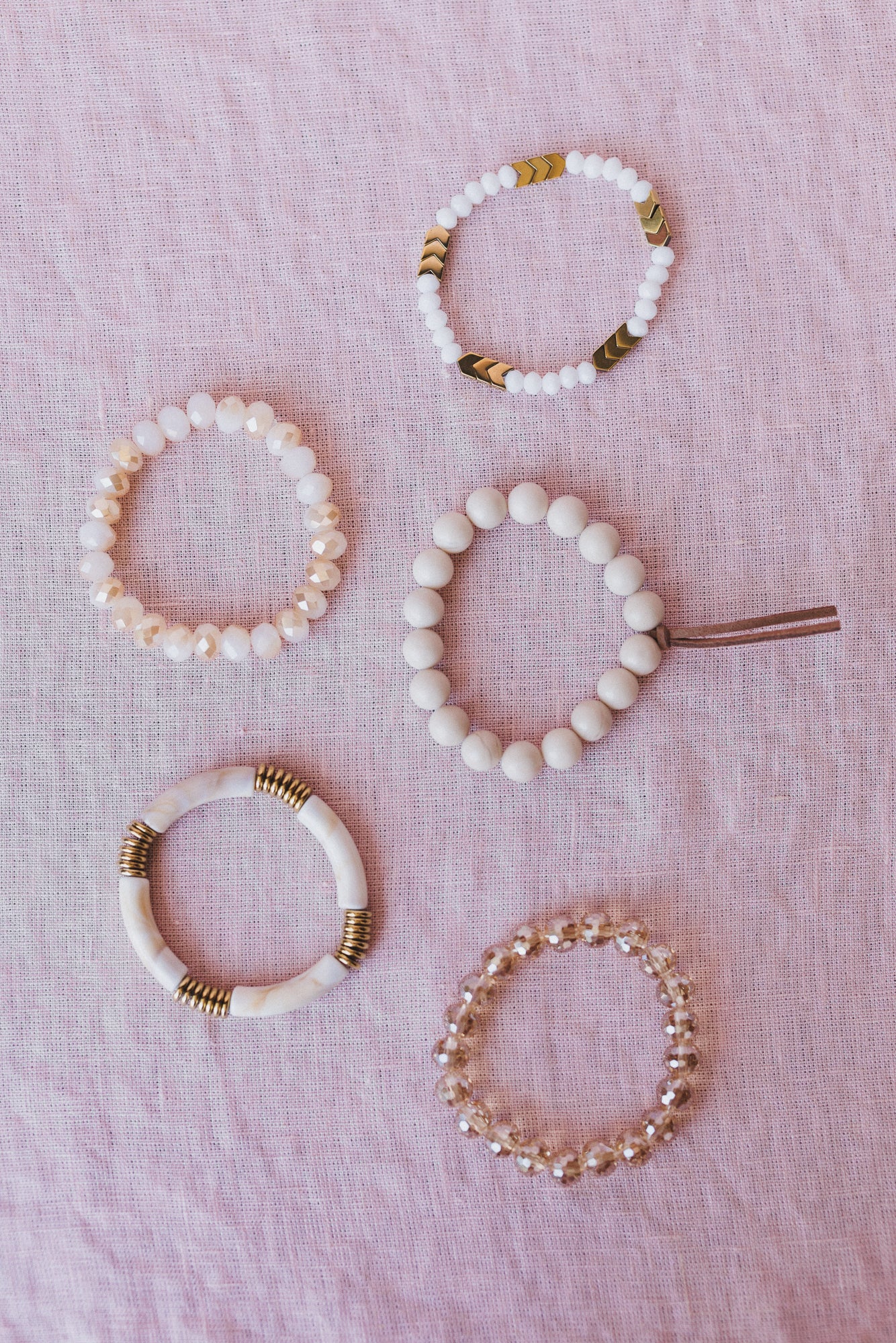 Romilly Bracelet Set - Neutral Multi - Image 3