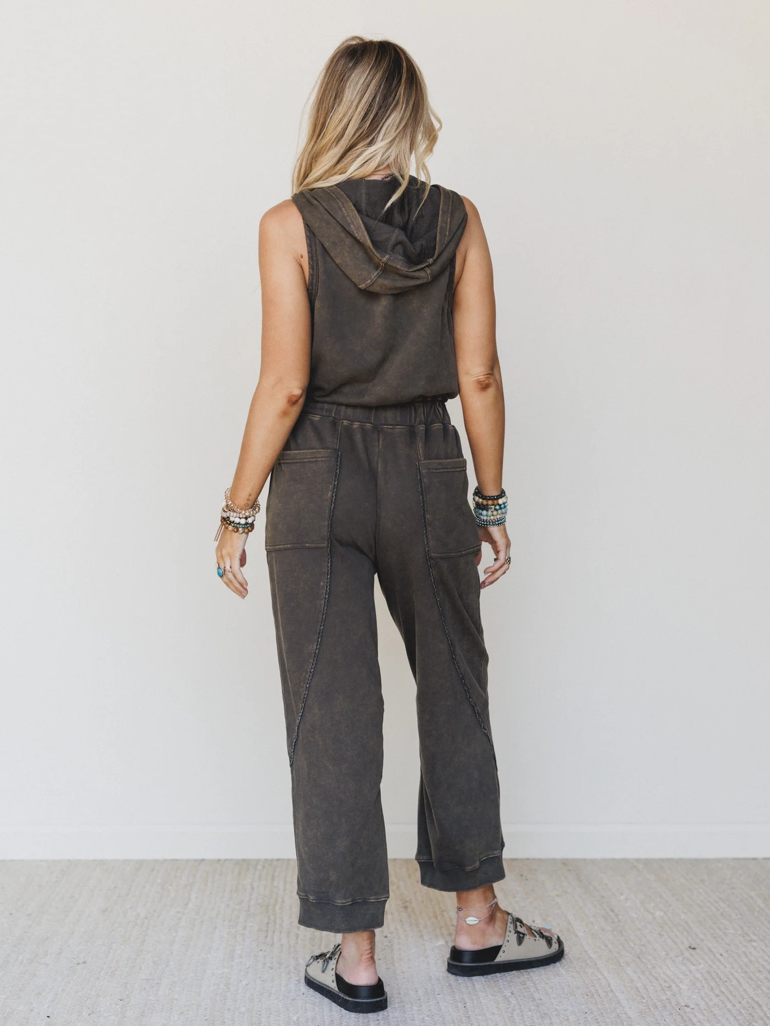 Ryder Hooded Jumpsuit - Ash - Image 5