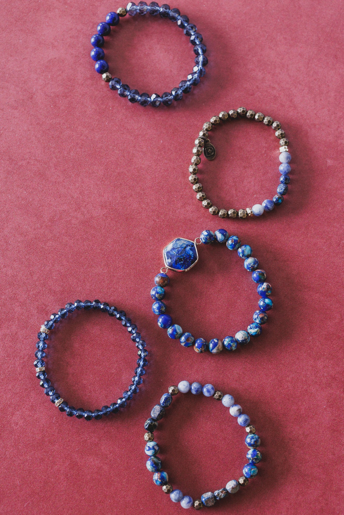 Samba Glow Bracelet Set - Blue - Image 4