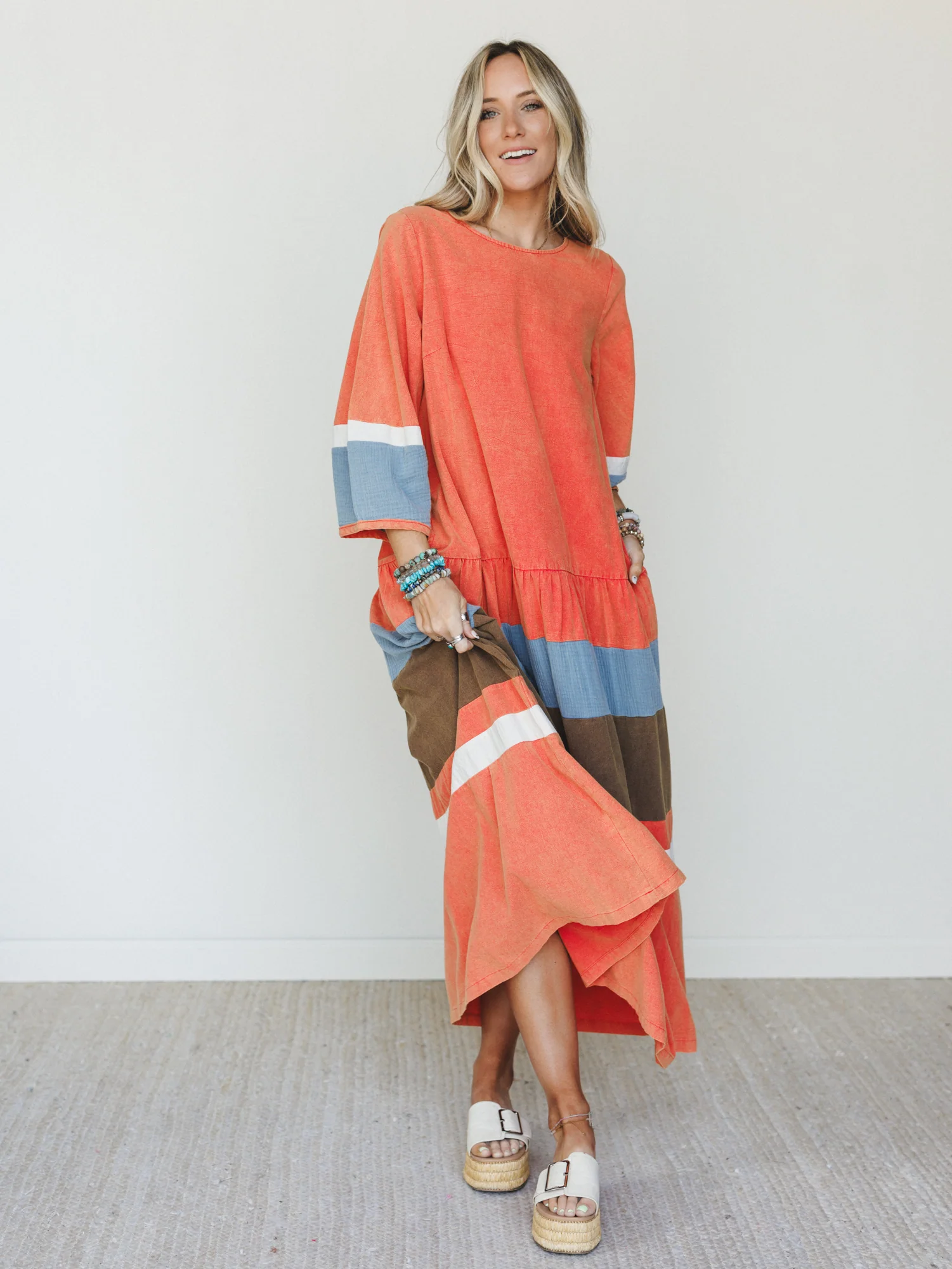 Savanna Maxi Dress - Rust - Image 2