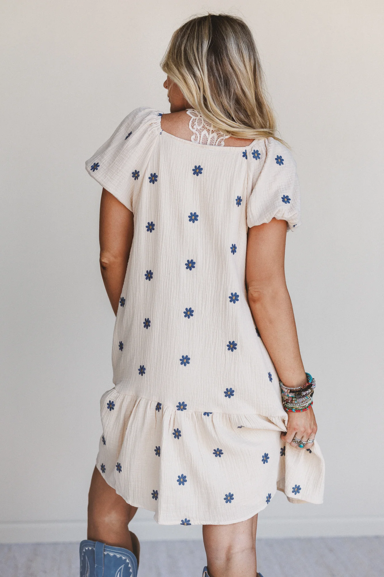 Savanna Spots Dress - Natural - Image 5