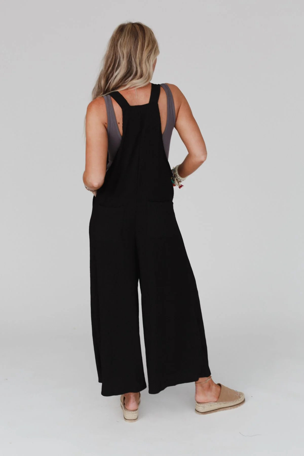 The Nest Serenity Wide Leg Jumpsuit - Black - Image 2