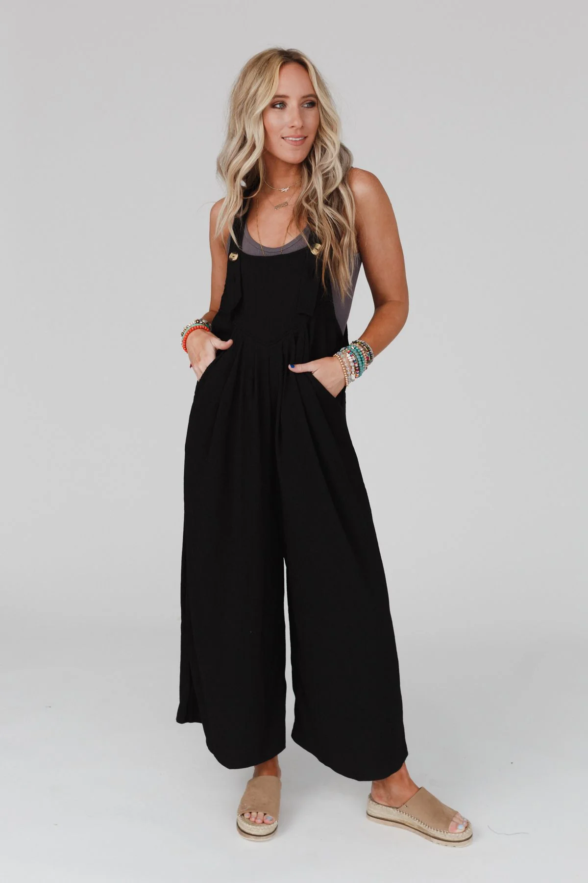 The Nest Serenity Wide Leg Jumpsuit - Black - Image 5