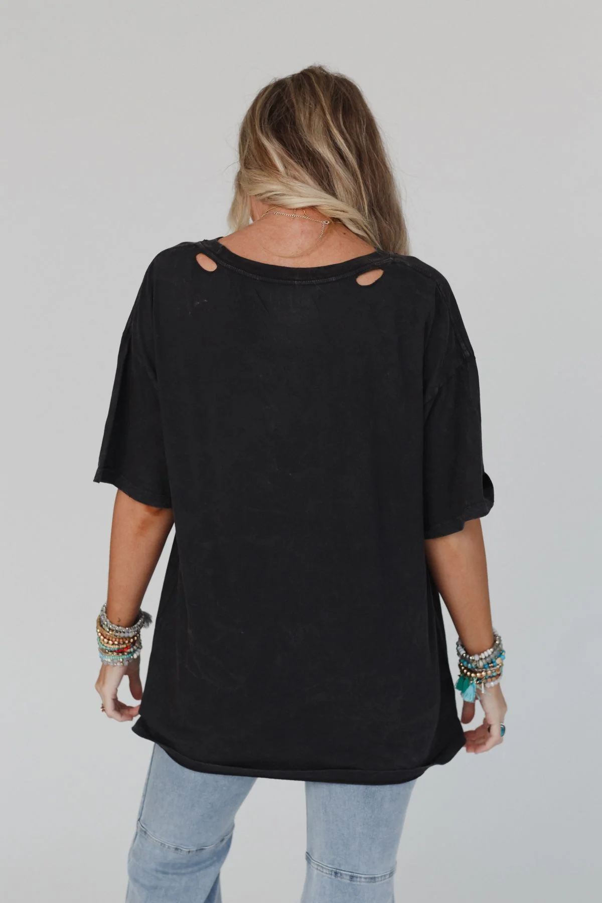 Share The Love Graphic Tee - Charcoal - Image 9