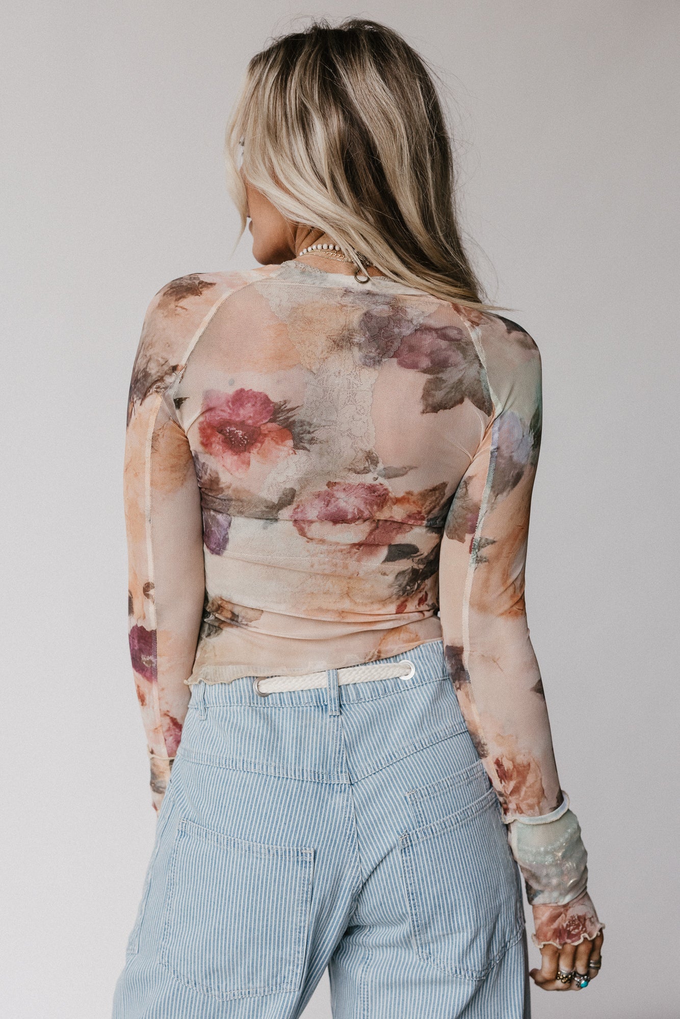 So Charming Floral Top - Natural - Pre Order - Image 6