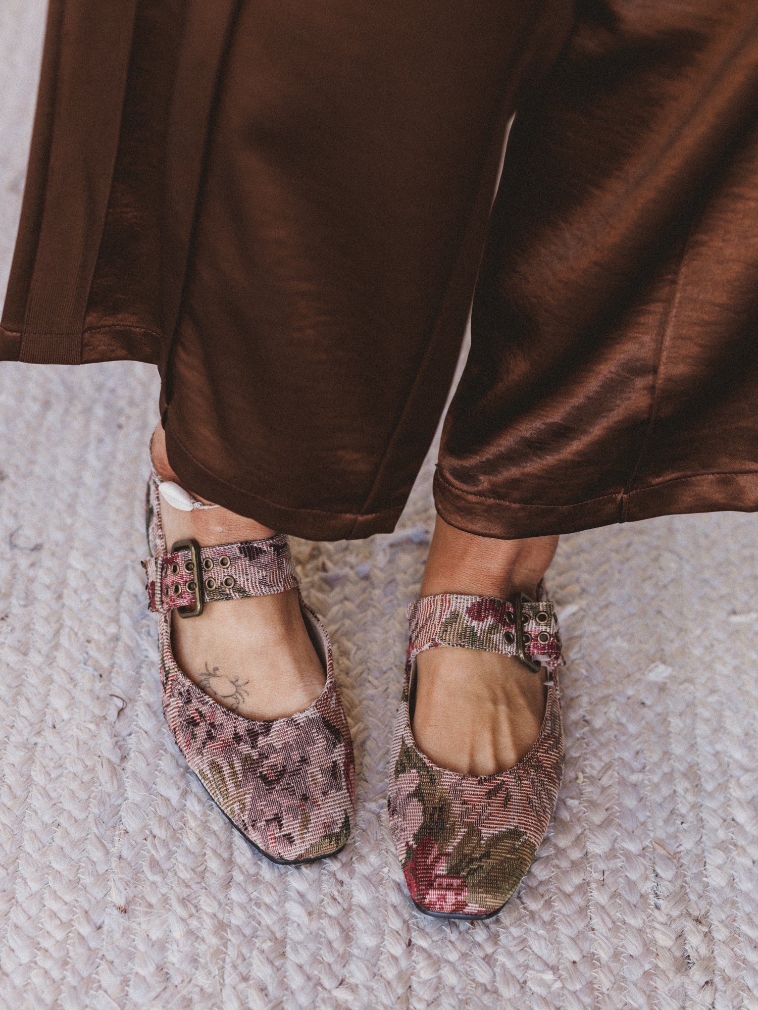 Soho Ballet Flats - Mauve Tapestry - Image 5