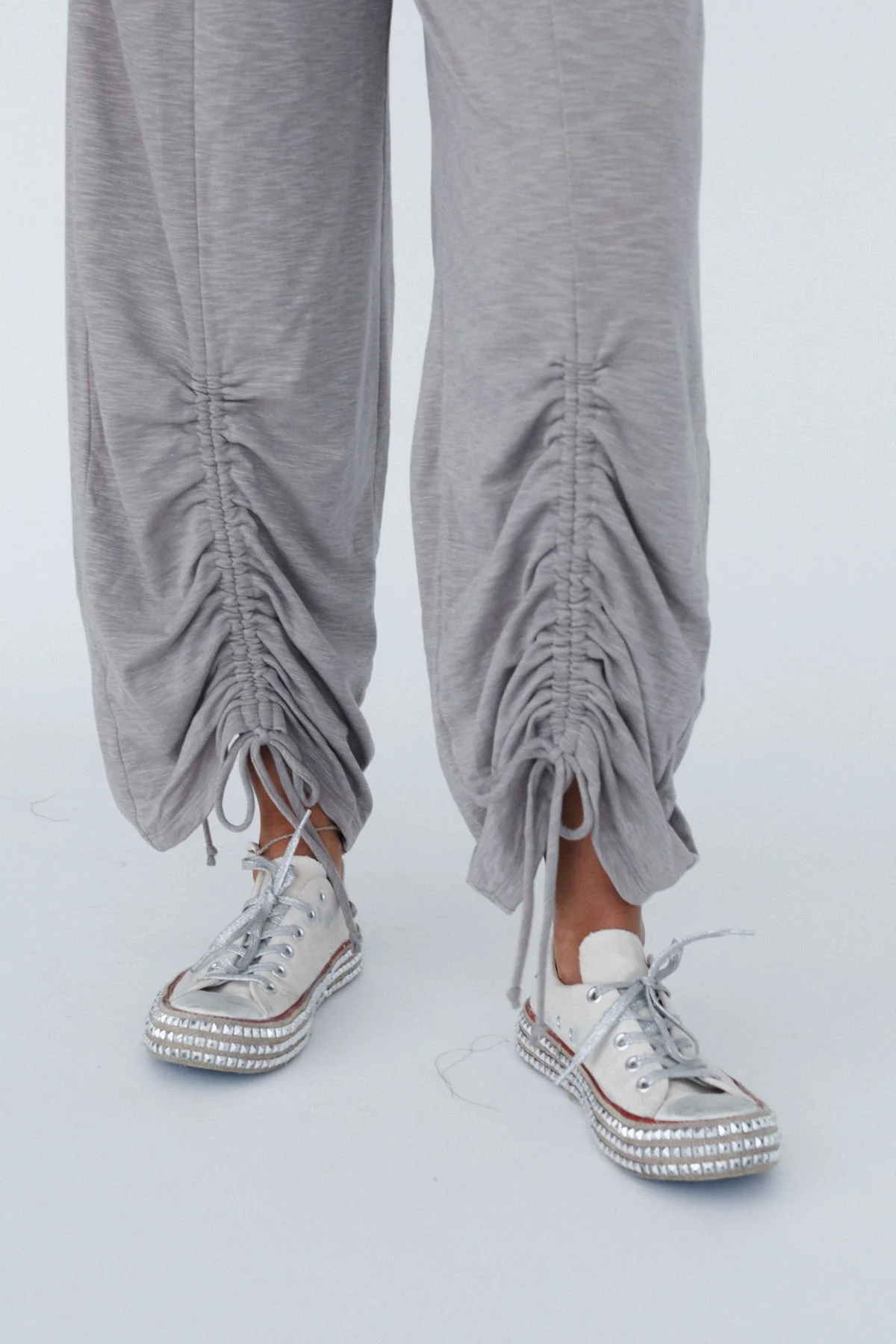 The Nest Solie Cinched Pants - Taupe - Image 4