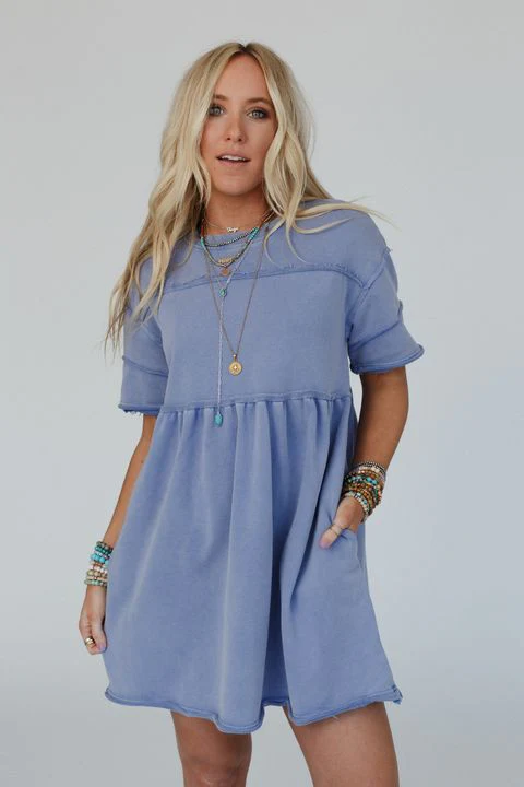 Soul Sway Dress - Blue - Image 9