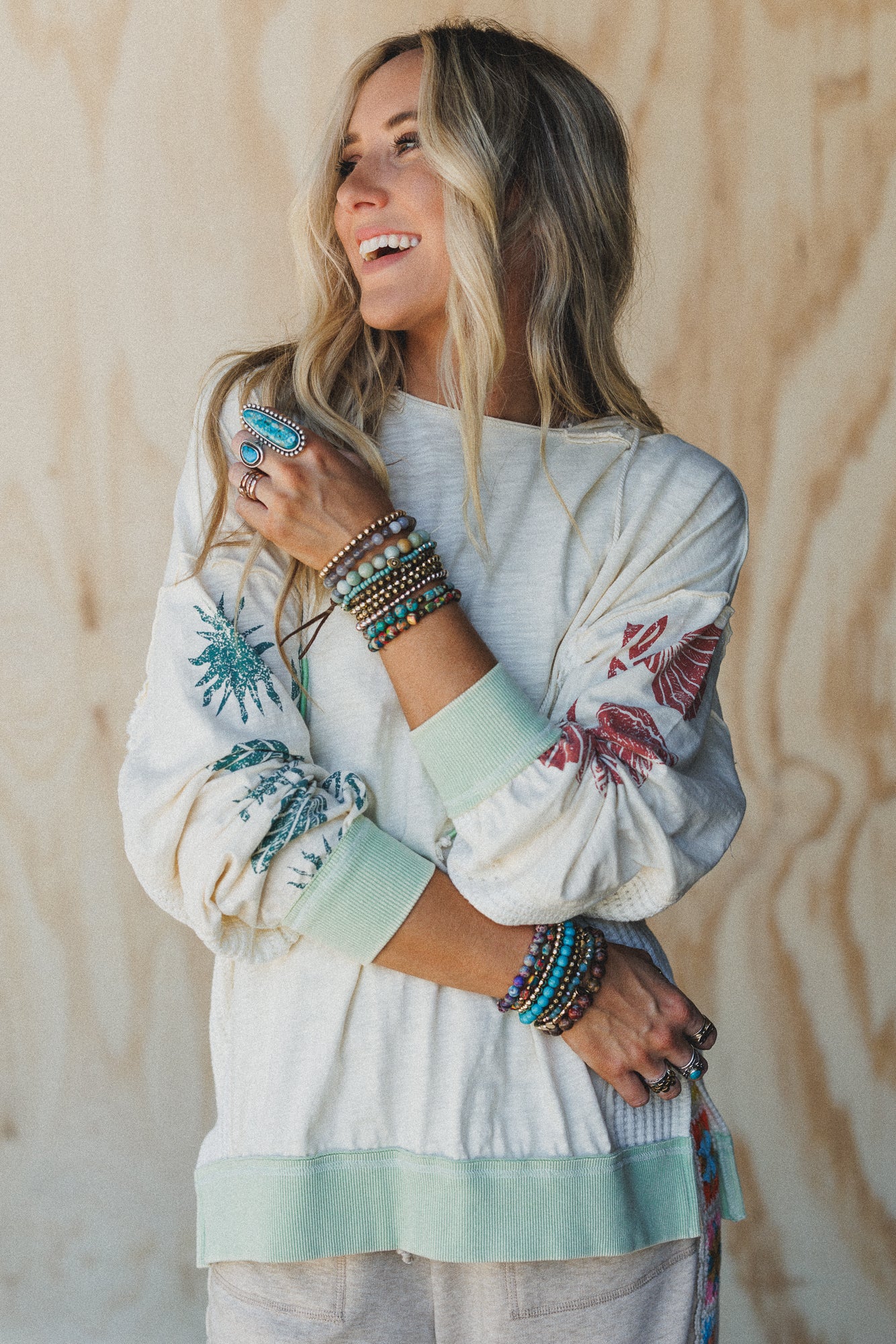 South Beach Sands Hoodie Pullover - Natural - Image 3