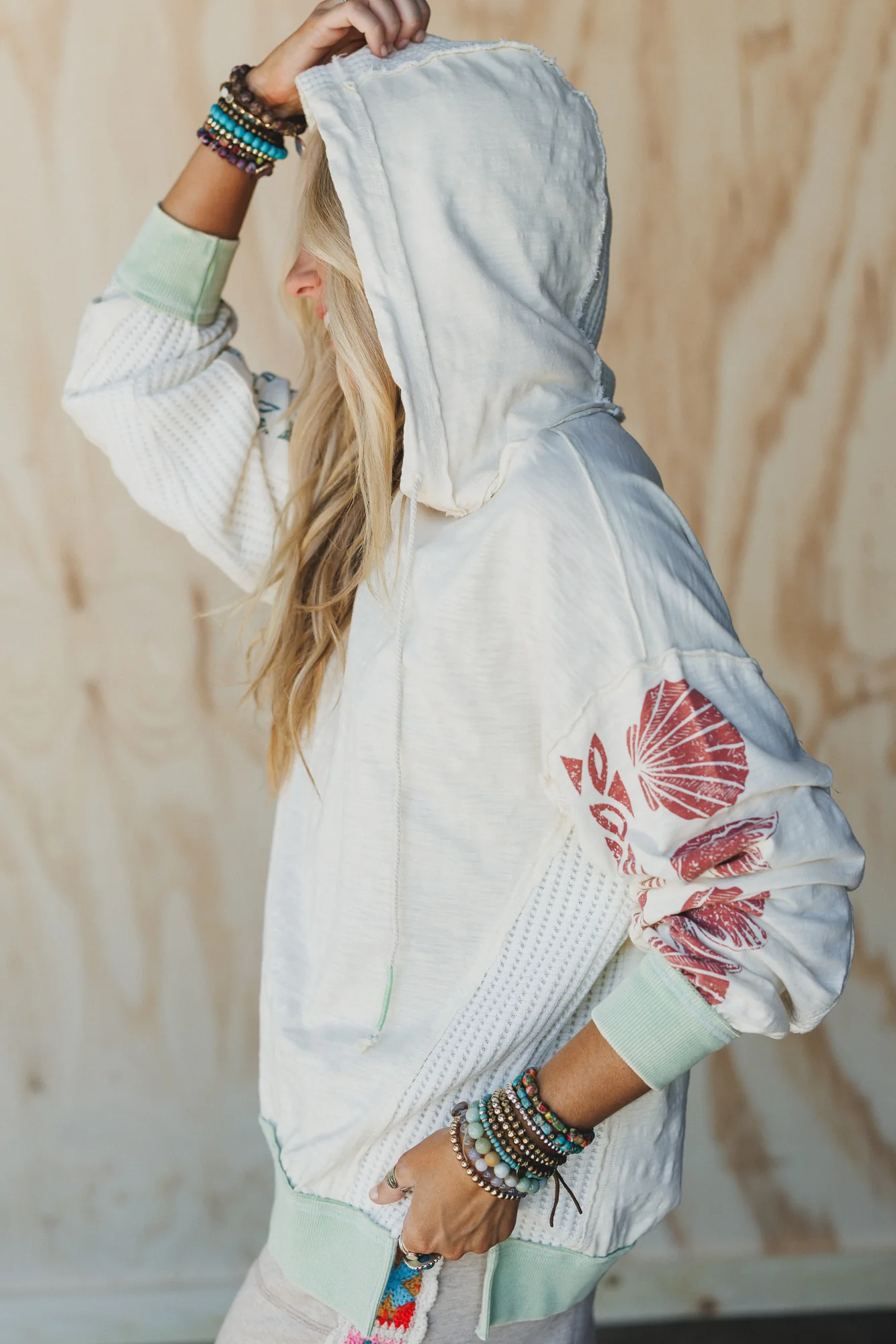 South Beach Sands Hoodie Pullover - Natural - Image 4