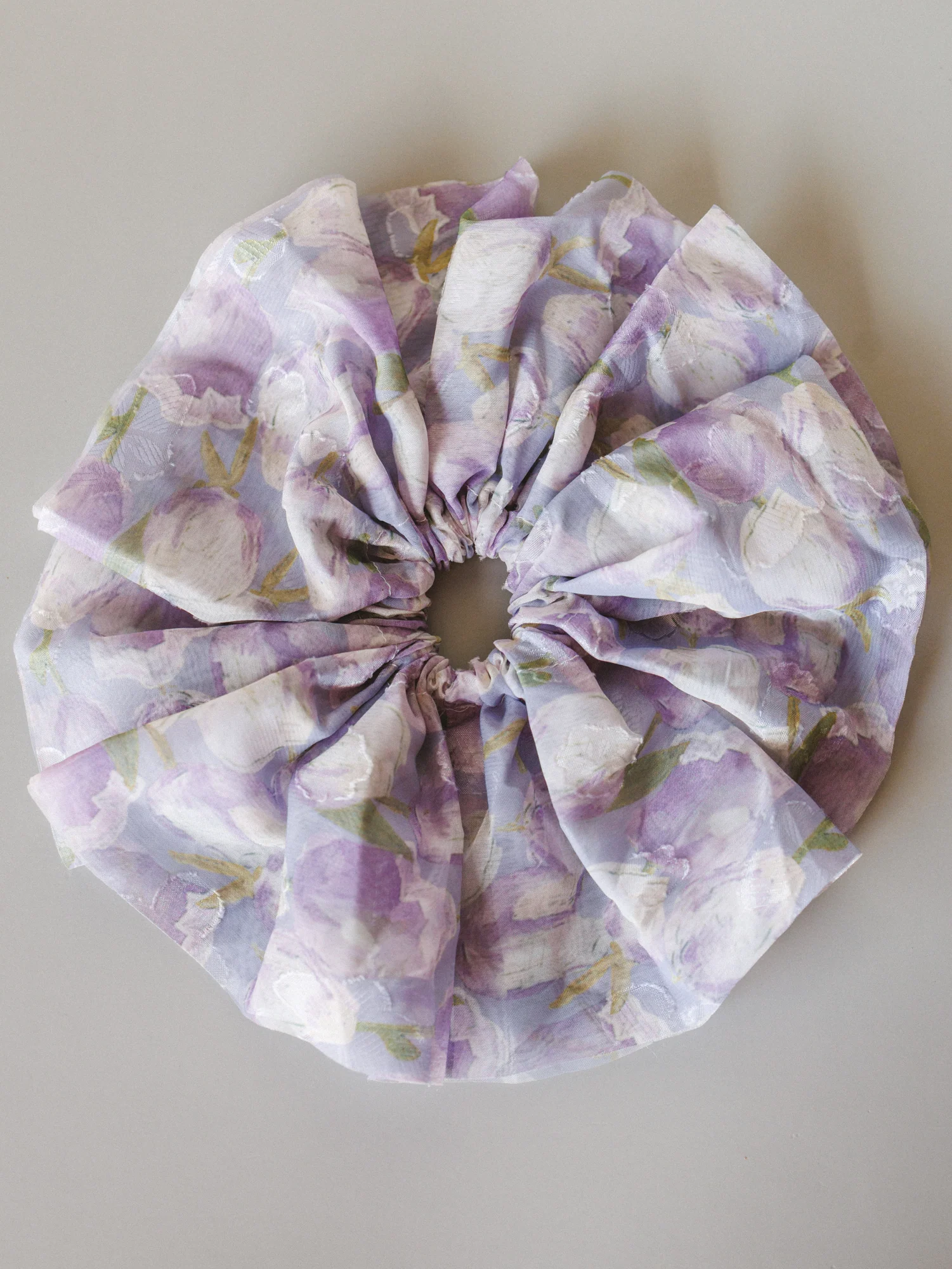 Spring Fever Hair Scrunchie  - Purple - Image 2