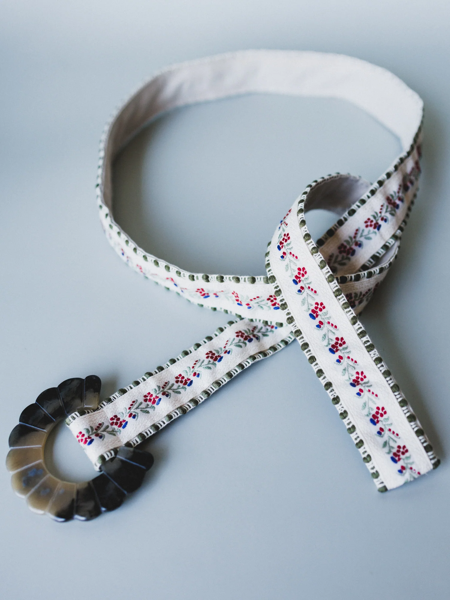 Spring Flower Belt - Olive - Image 2