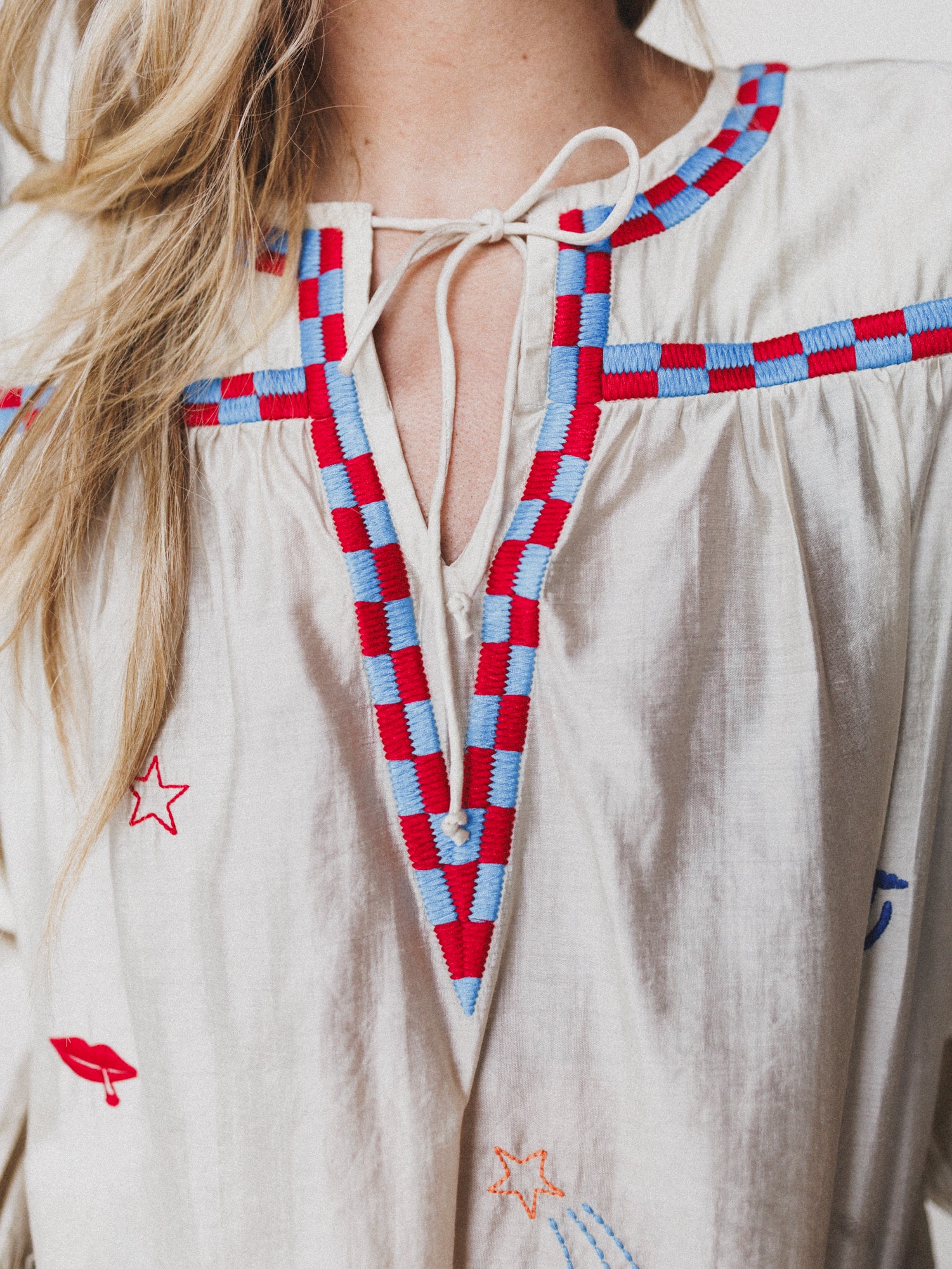 Spring is Here Blouse - Ivory - Image 4
