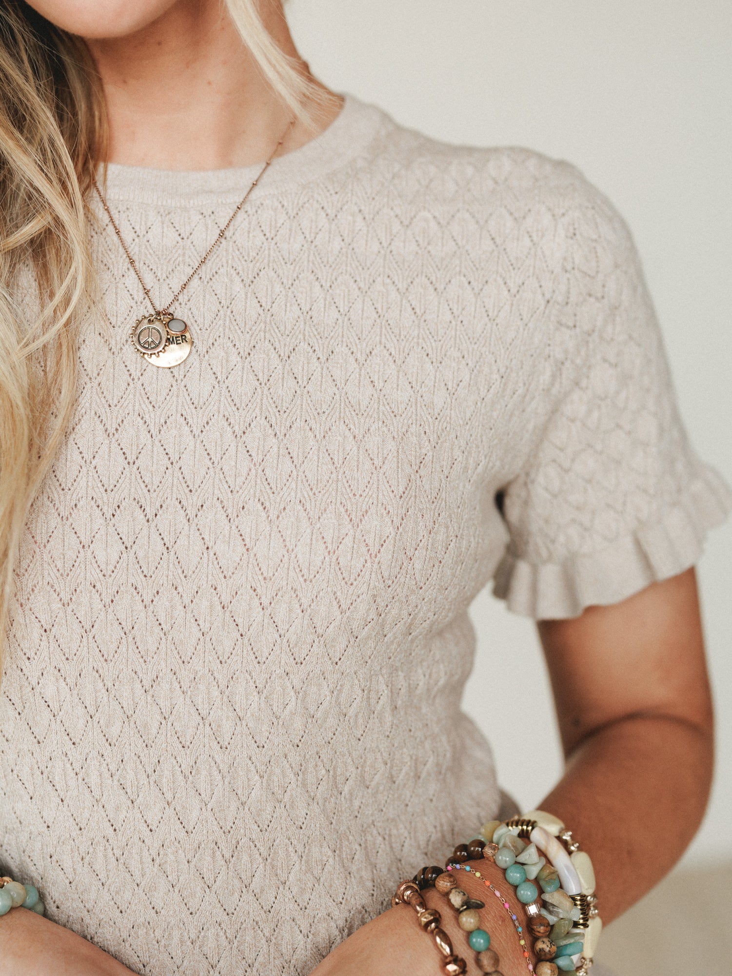 Spring Whisper Top - Camel - Image 3