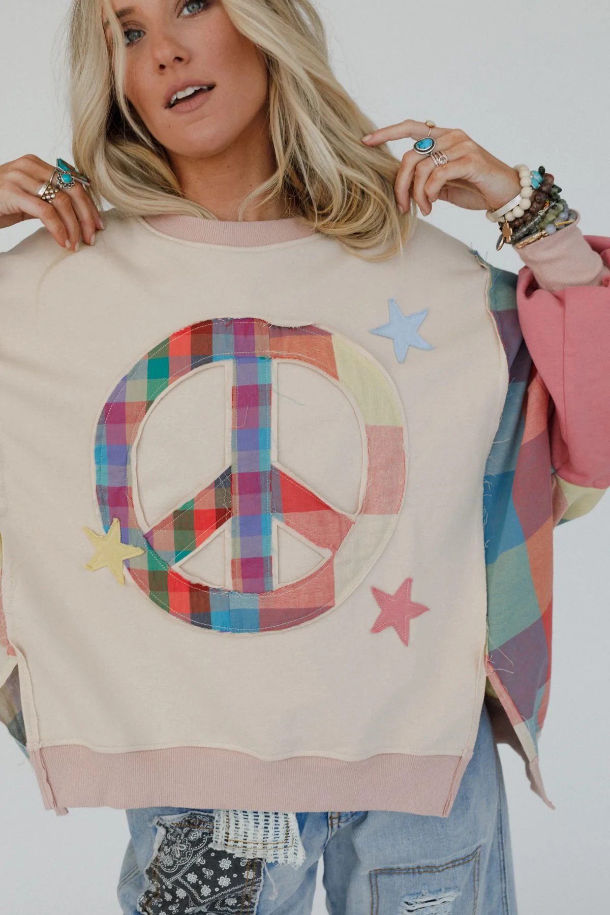 Star Soul Peace Top - Coral - Pre Order - Image 2