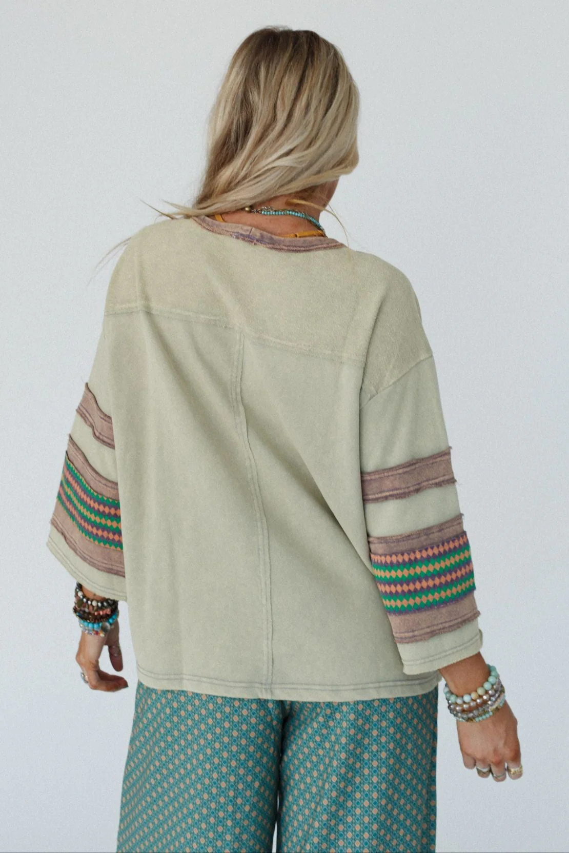 Starbeam Pullover Top - Sage - Image 5