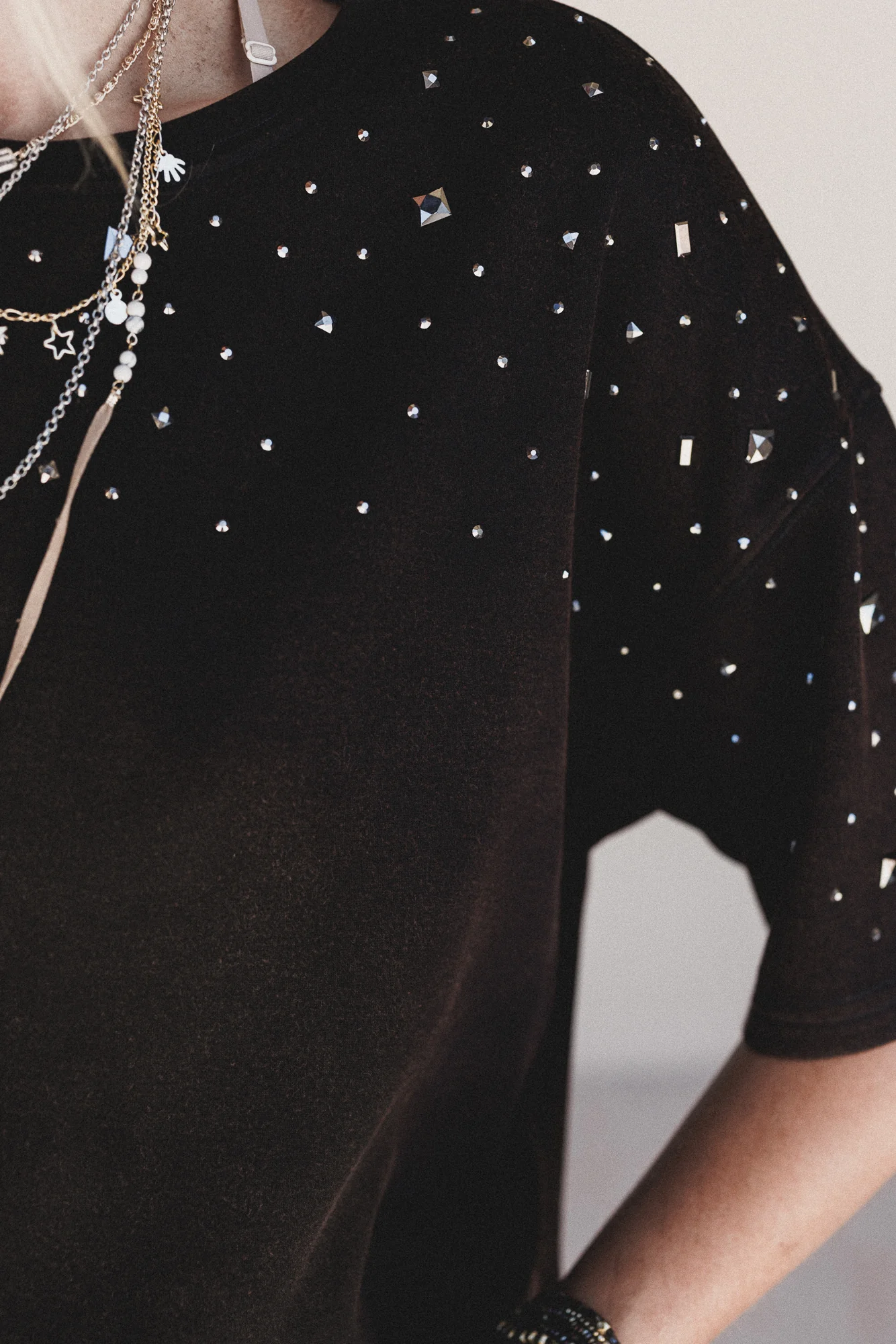 Stardust Studs Top - Black - Image 4