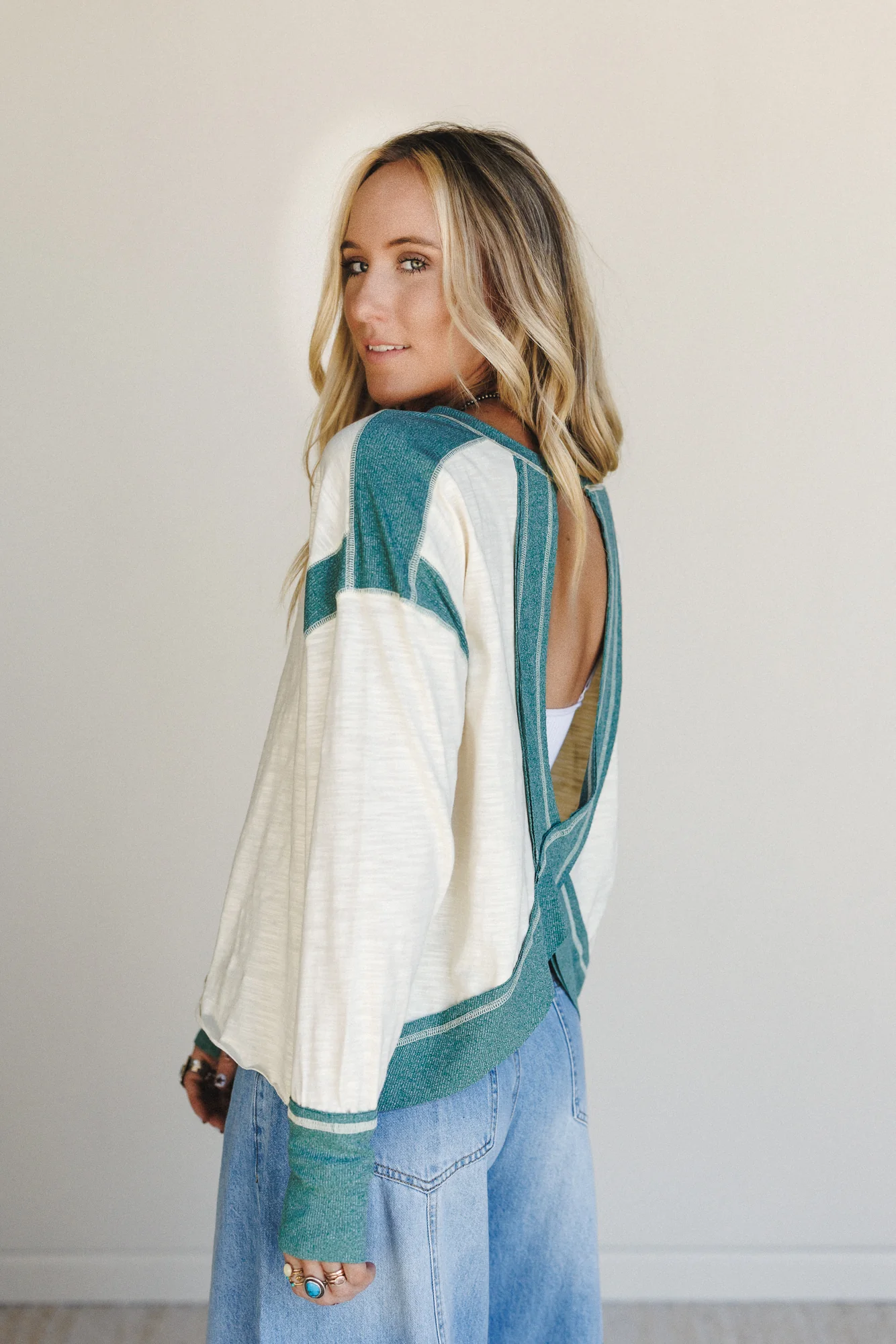 Stasia Top - Green - Pre Order