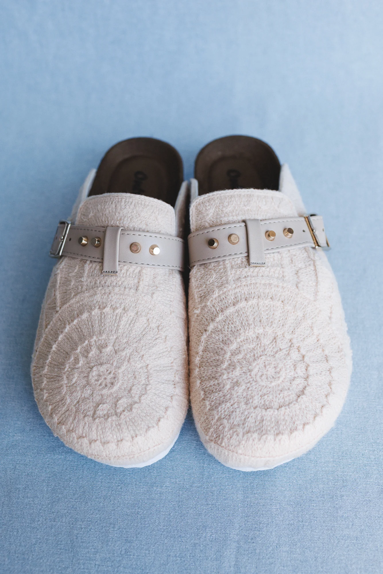 Stepping Easy Crochet Mules - Cream - Image 2