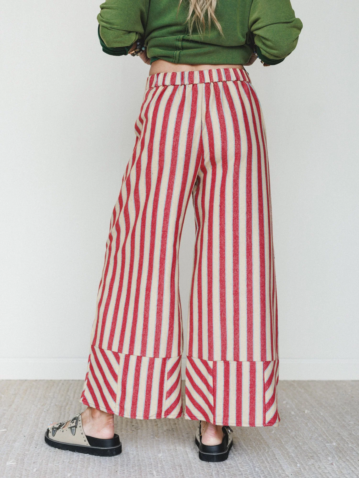 Striped Strawberry 3 Piece Bundle - Juniper Green - Image 5