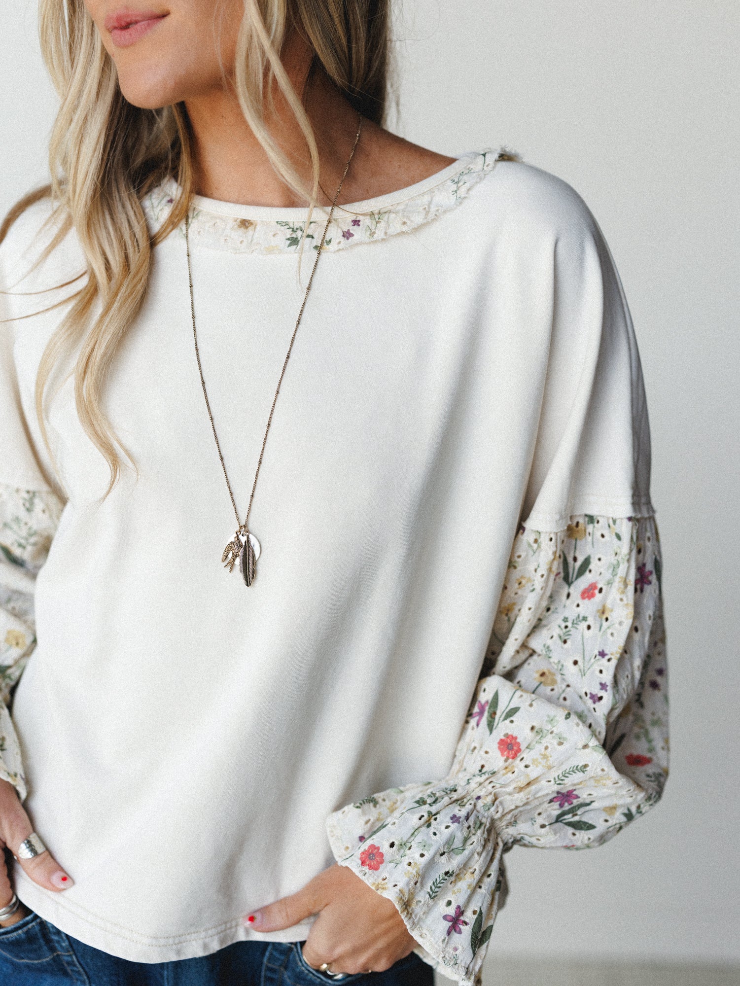 Summer Dreaming Blouse - Cream - Image 2