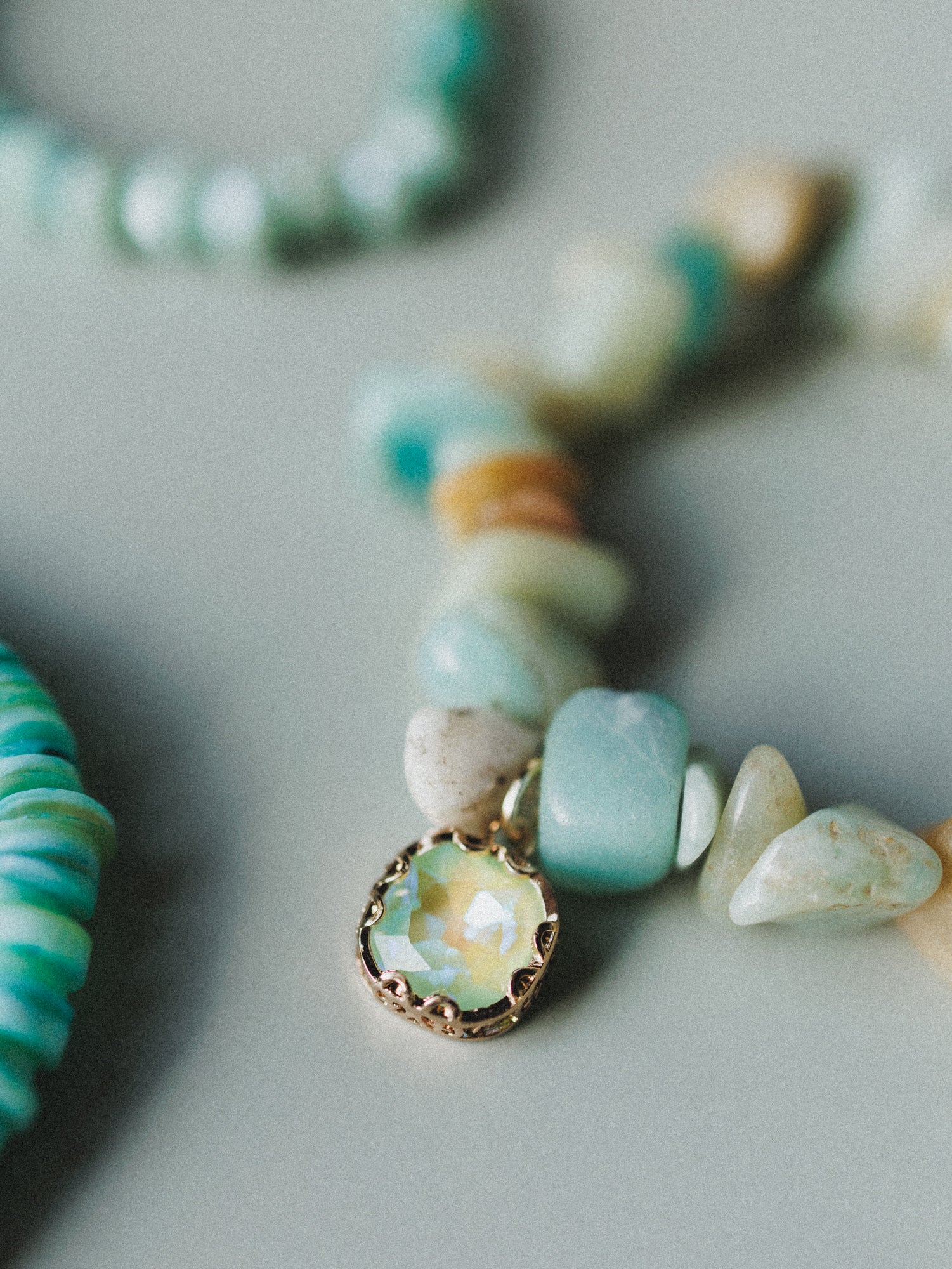 Summer Glow Beaded Bracelets - Aqua - Image 4