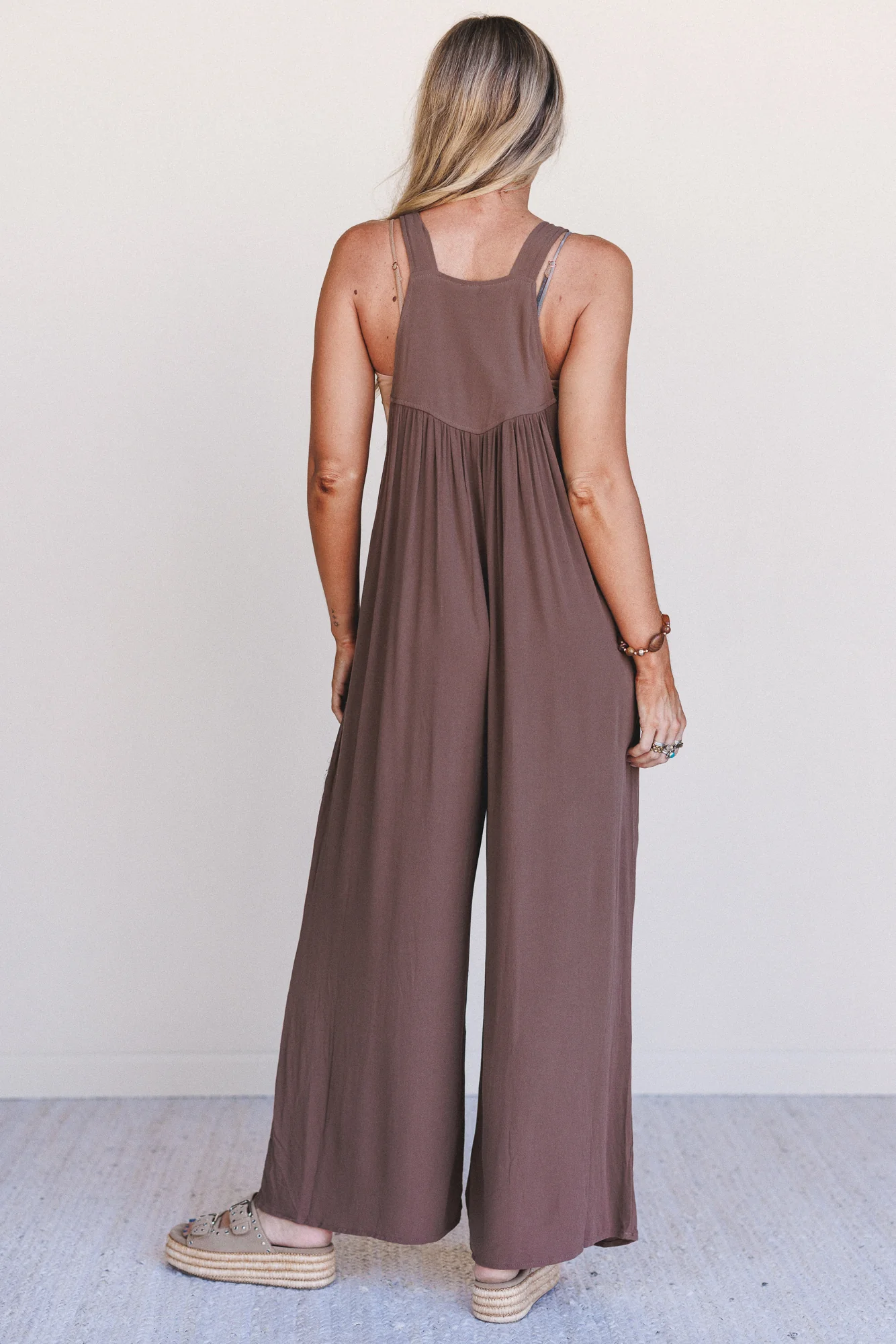 Sunset Revival Jumpsuit - Mocha - Image 4