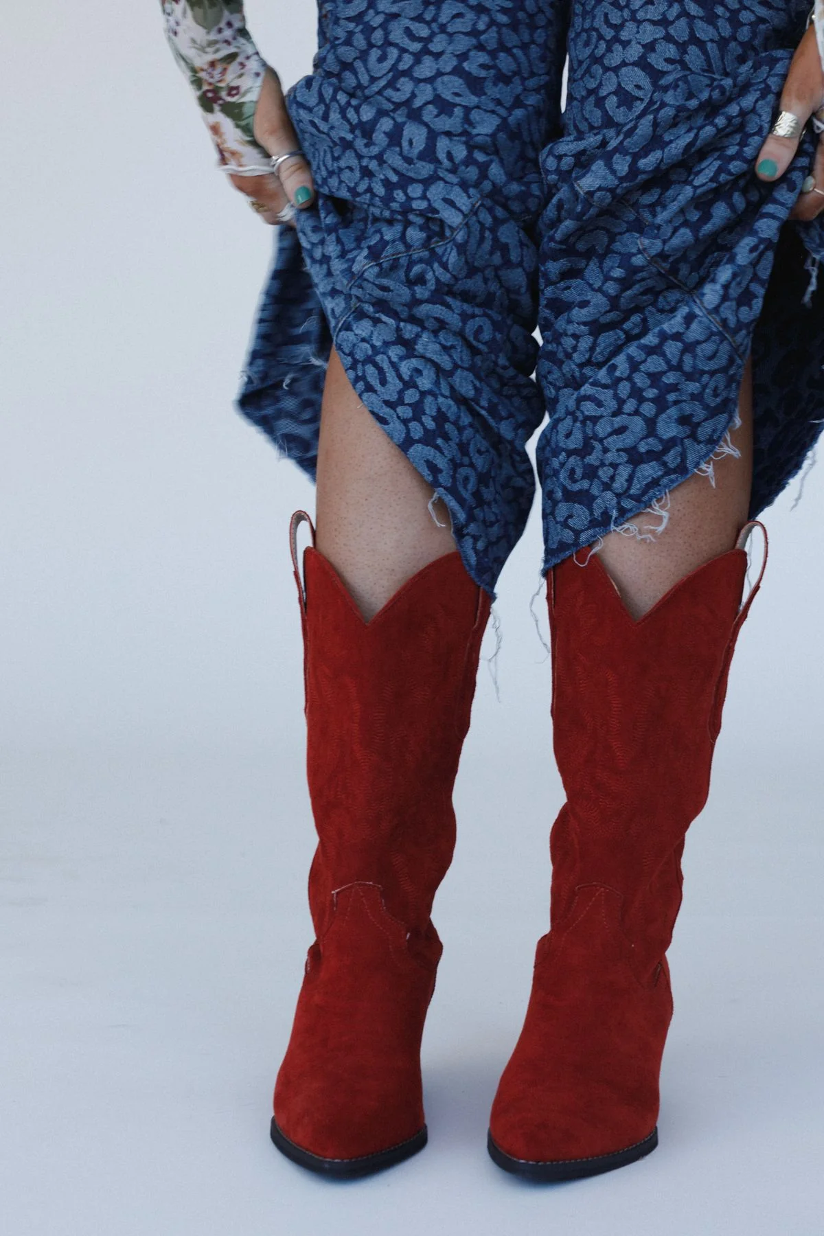 Sunset Ridge Western Boots - Red - Image 6