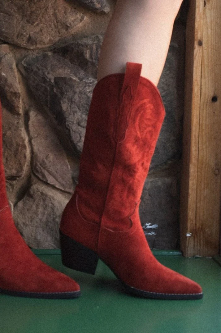 Sunset Ridge Western Boots - Red - Pre Order - Image 2