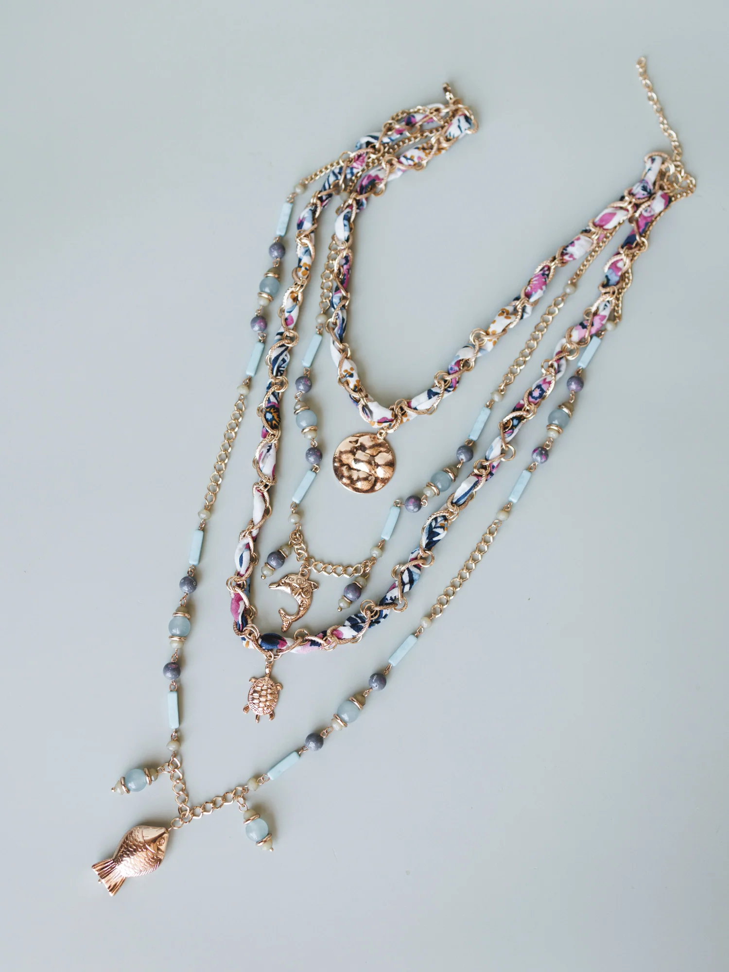 Sunshine and Sunrise Layered Necklace - Multi