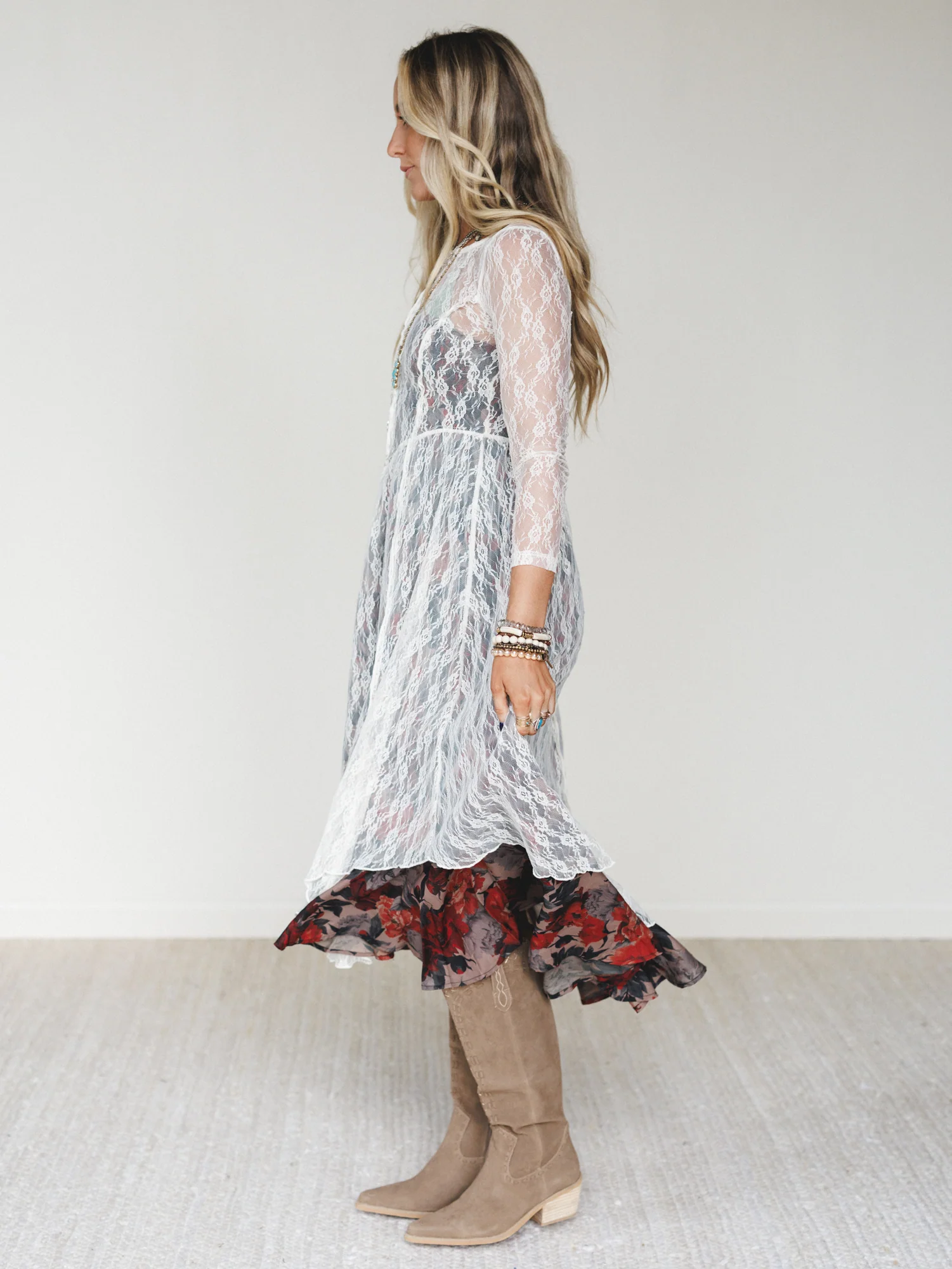 Sunstone Vale Dress - White - Image 5