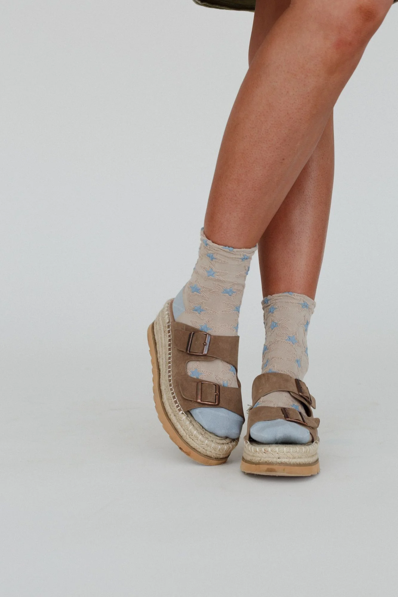Super Star Socks - Beige - Image 2