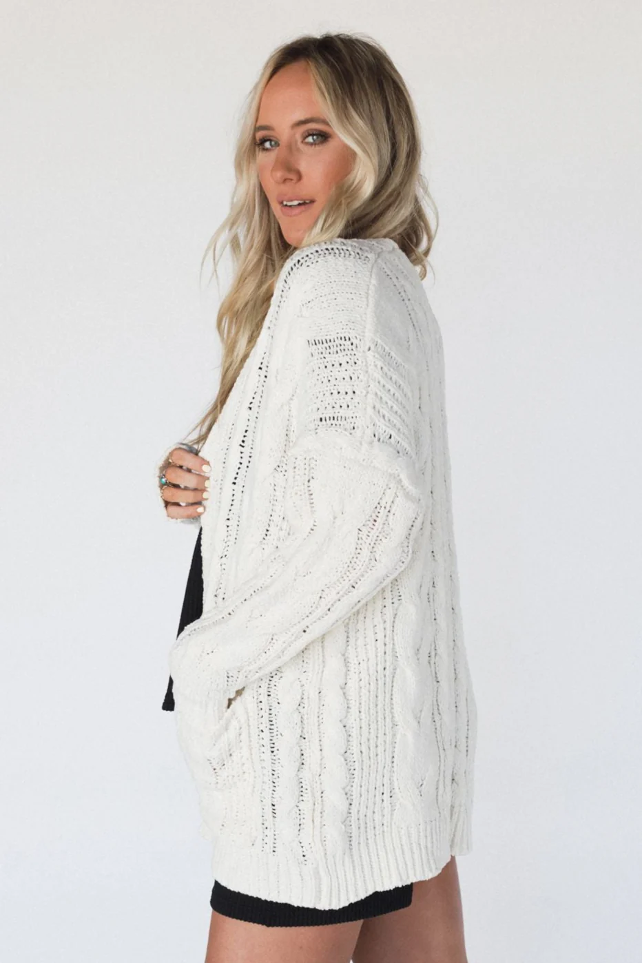 Sweet Destiny Cardigan - Ivory - Image 3