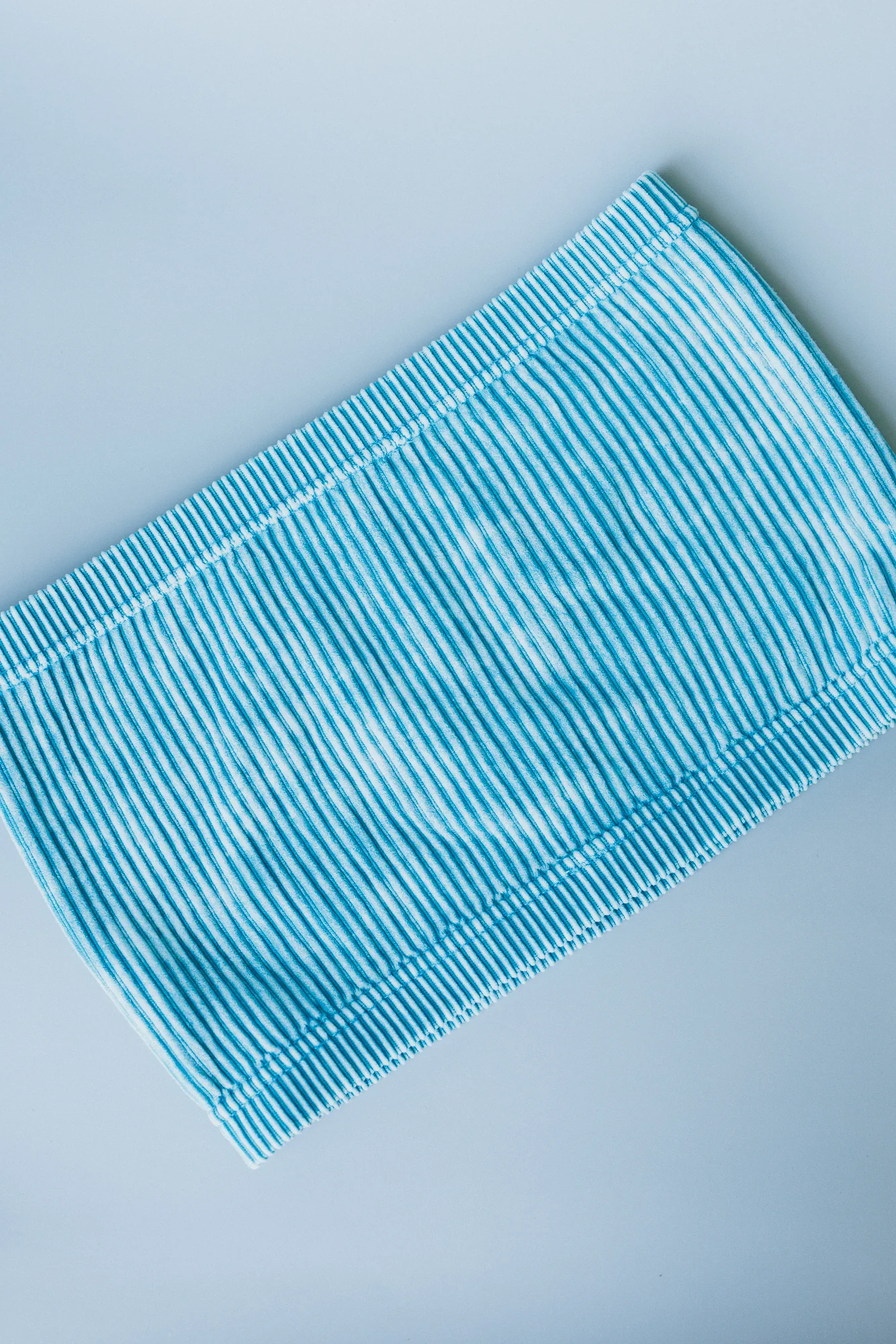 Sweet Drift Ribbed Tube Top - Teal - Pre Order - Image 2