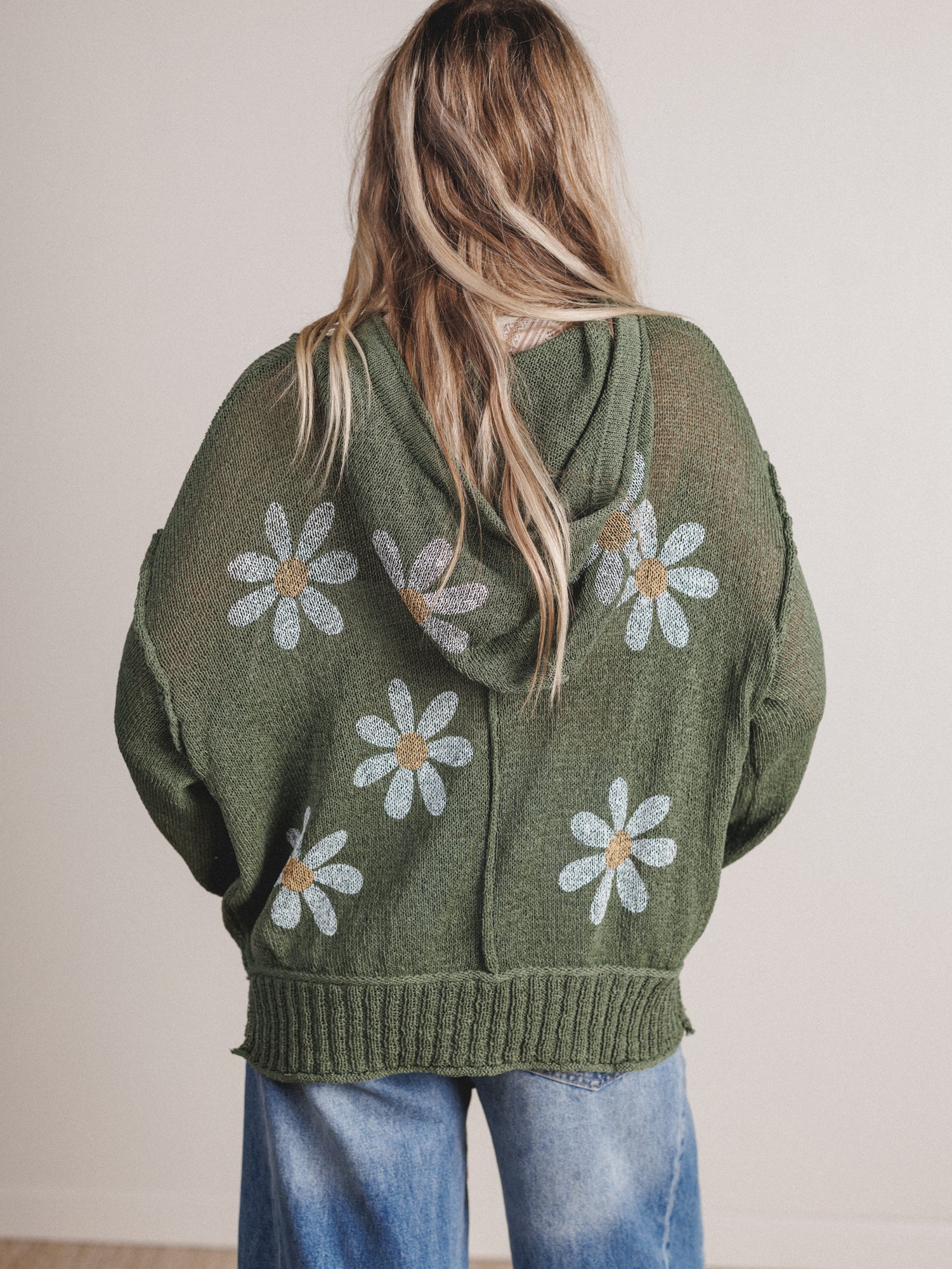 Sweet Meadows Sweater - Olive - Image 2