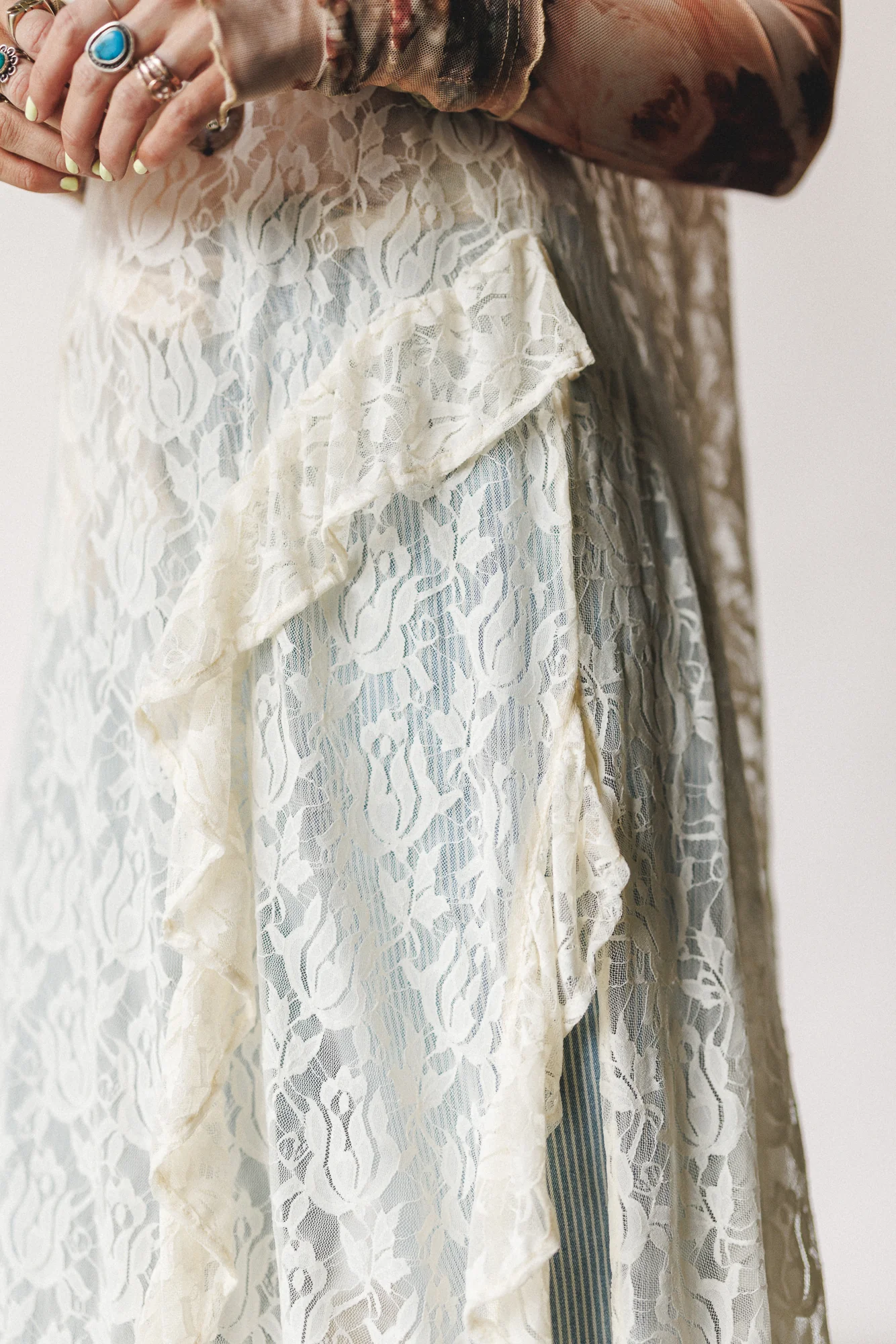 Sweet Perfection Layering Maxi Dress - Cream - Image 10