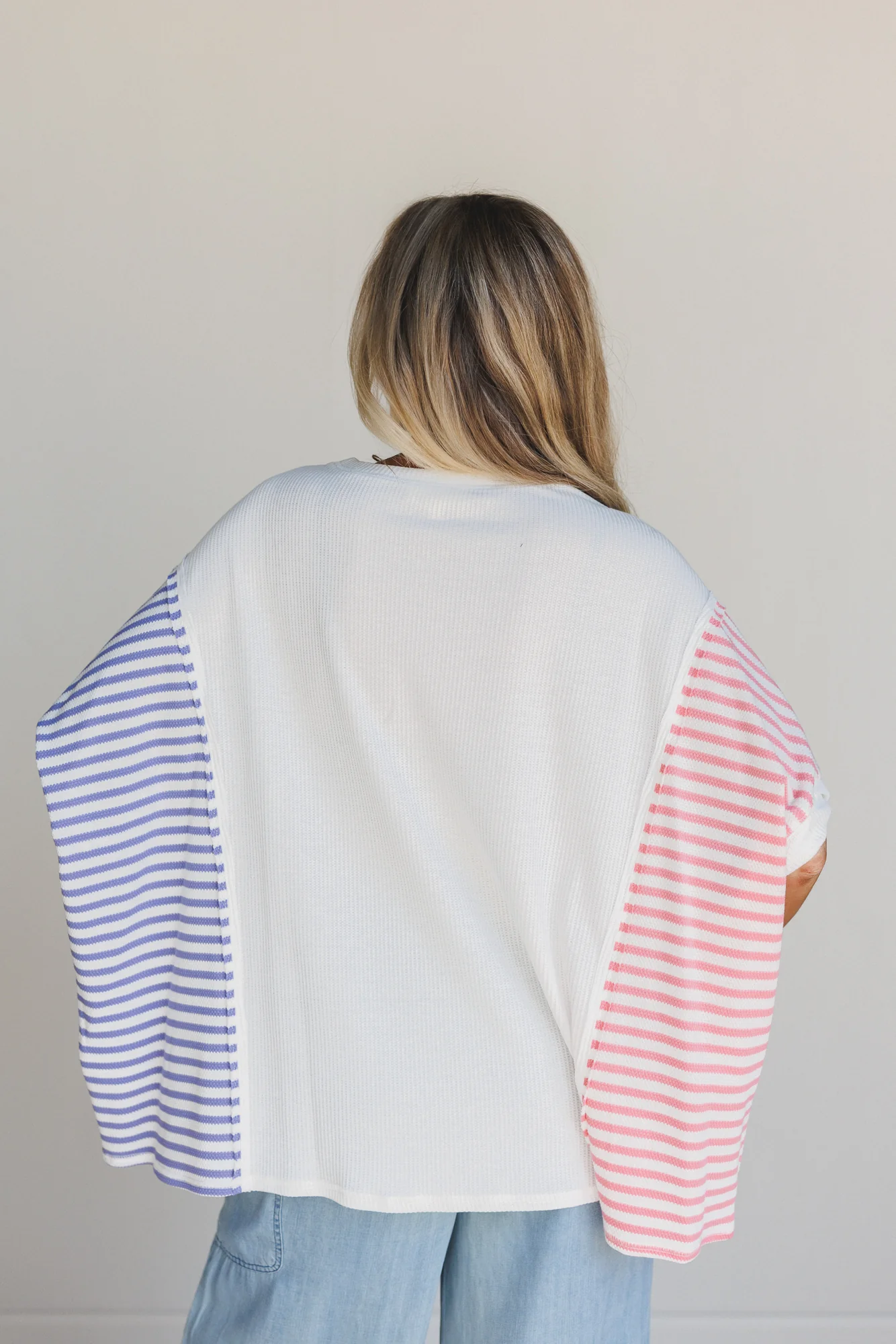 Sweet Stripes Top - Off White - Image 4