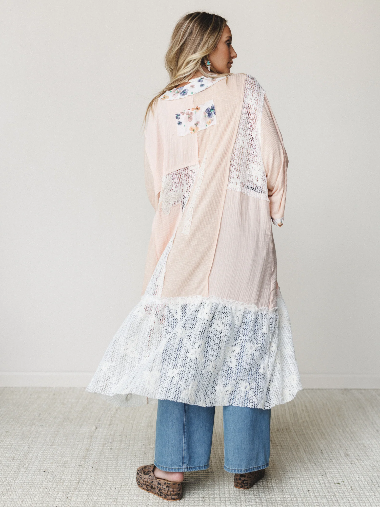 Sweet Sunday Kimono - Coral Peach - Image 6