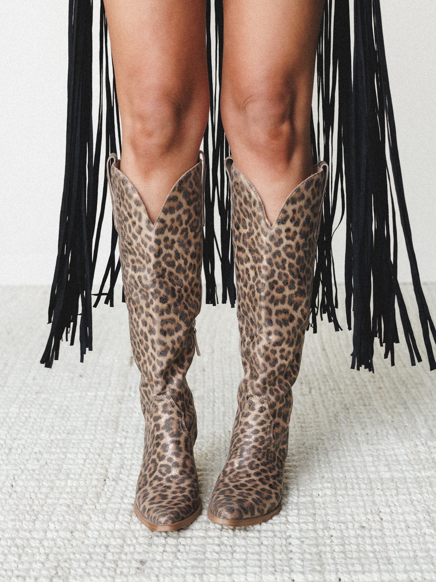 Tess Western Boots - Leopard - Image 3