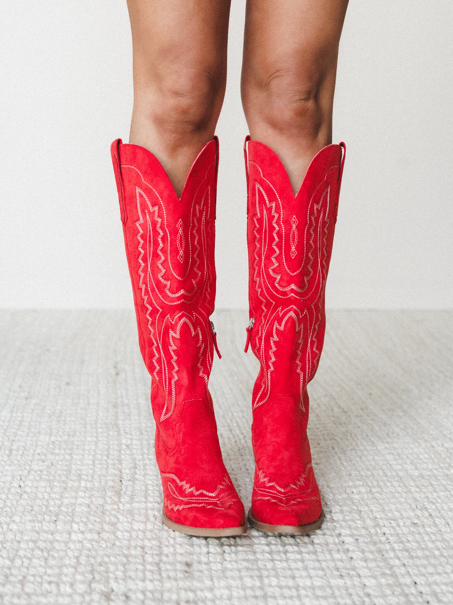 Tess Western Boots - Red - Image 3